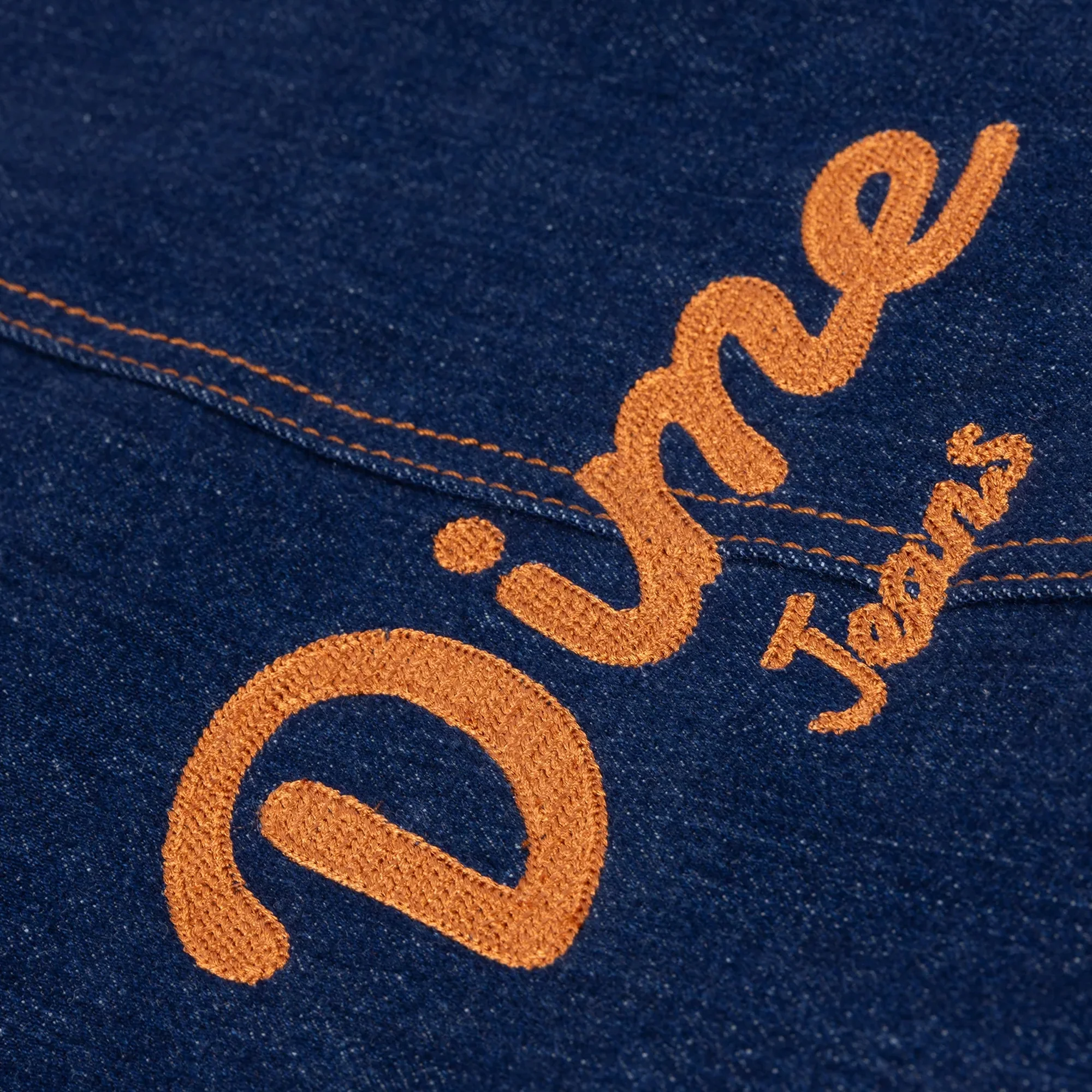 Dime Mens Jeans Messenger Bag - Image 3