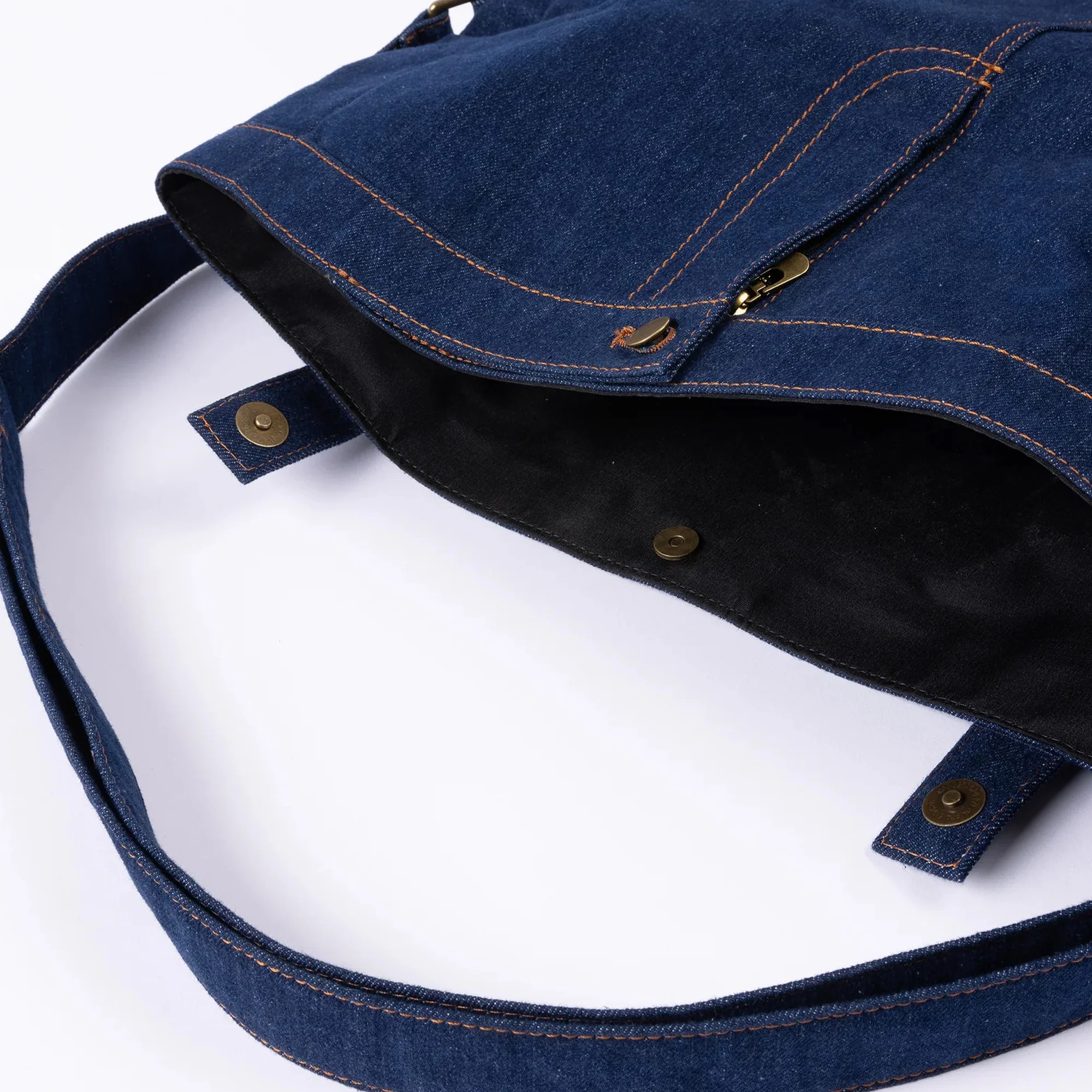 Dime Mens Jeans Messenger Bag - Image 4