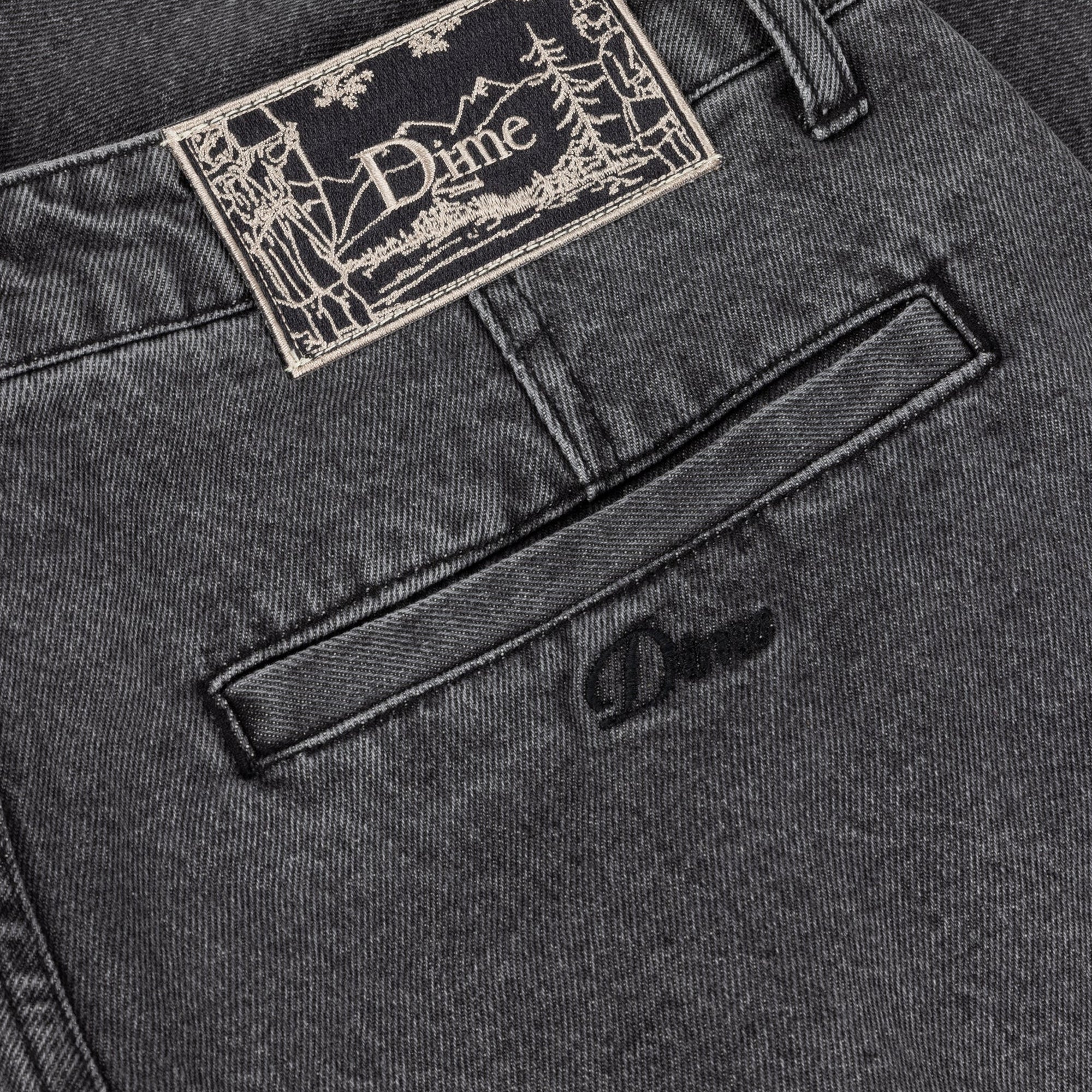 Dime Mens Pleated Denim Shorts - Image 3