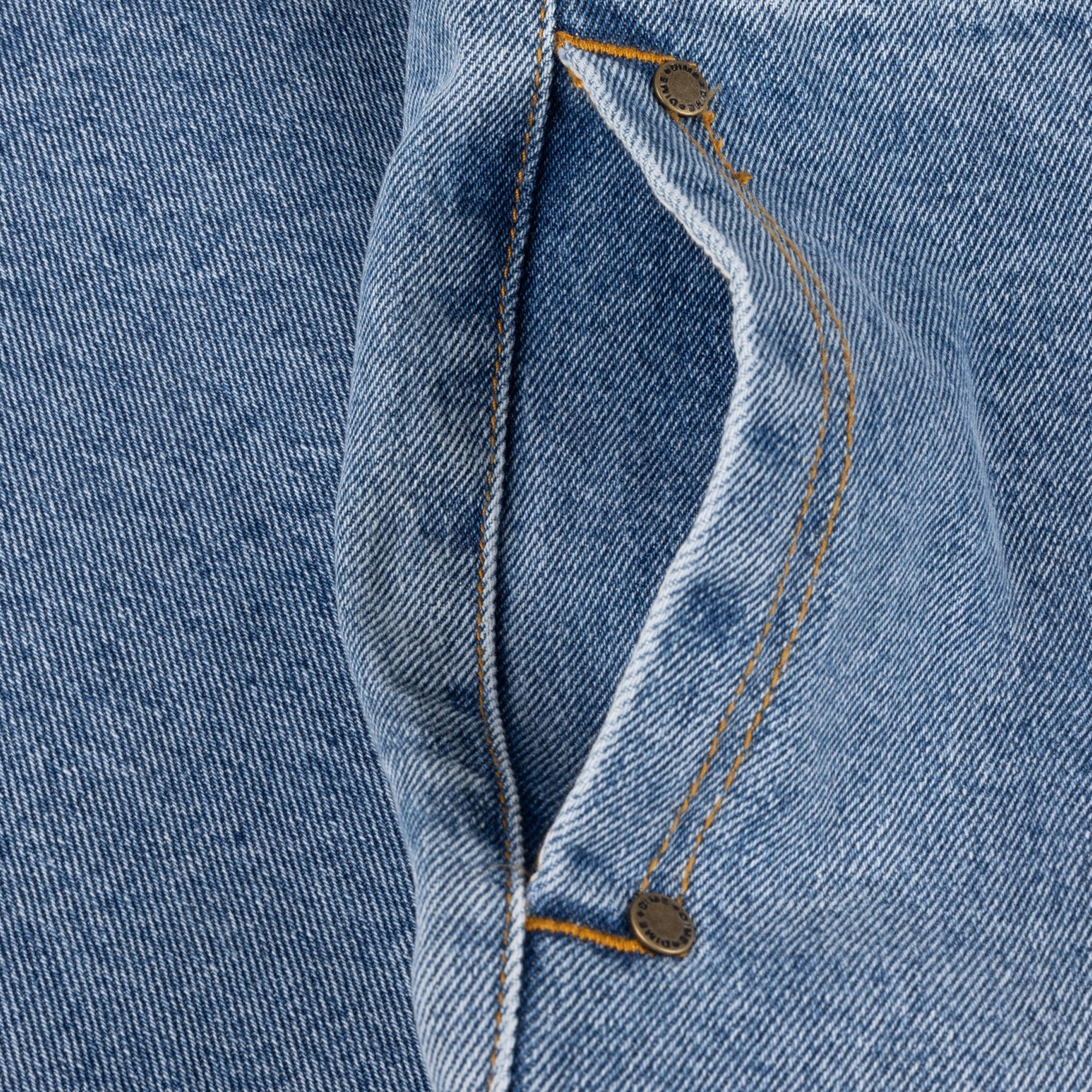 Dime Mens Pleated Denim Shorts - Image 4