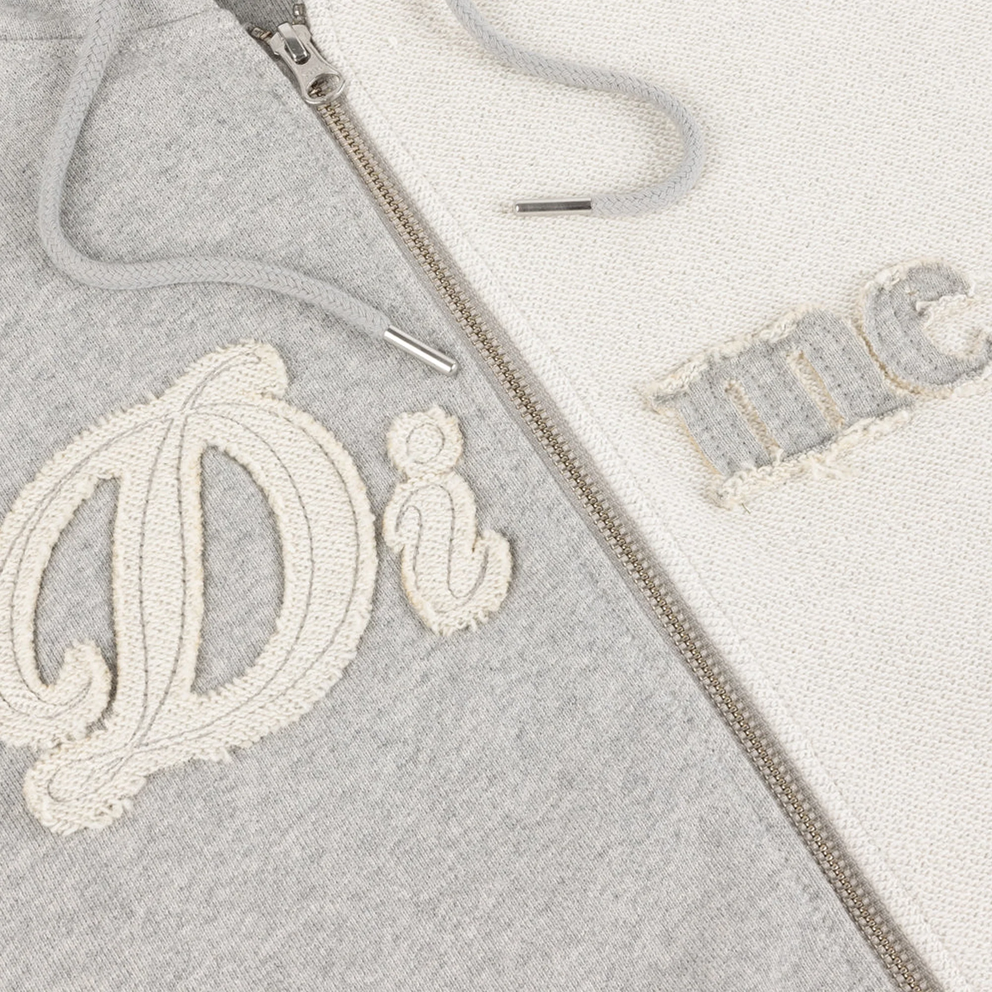 Dime Mens Reverse French Zip Hoodie - Image 3