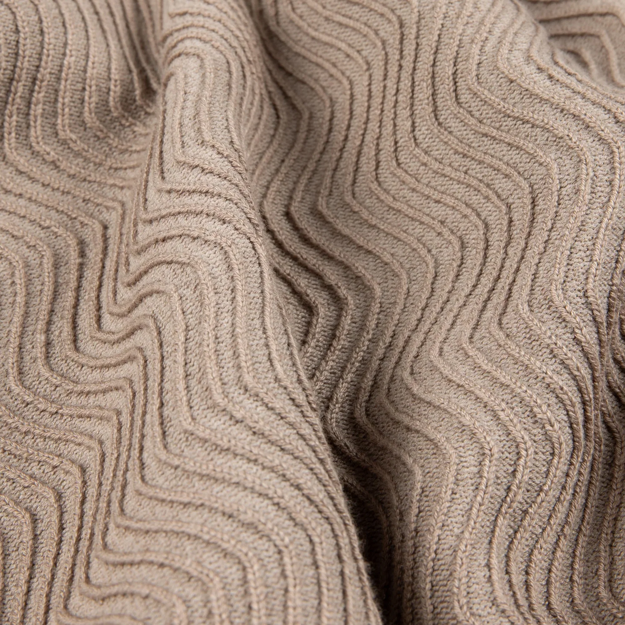 Dime Mens Wave Cable Knit Shirt - Image 4