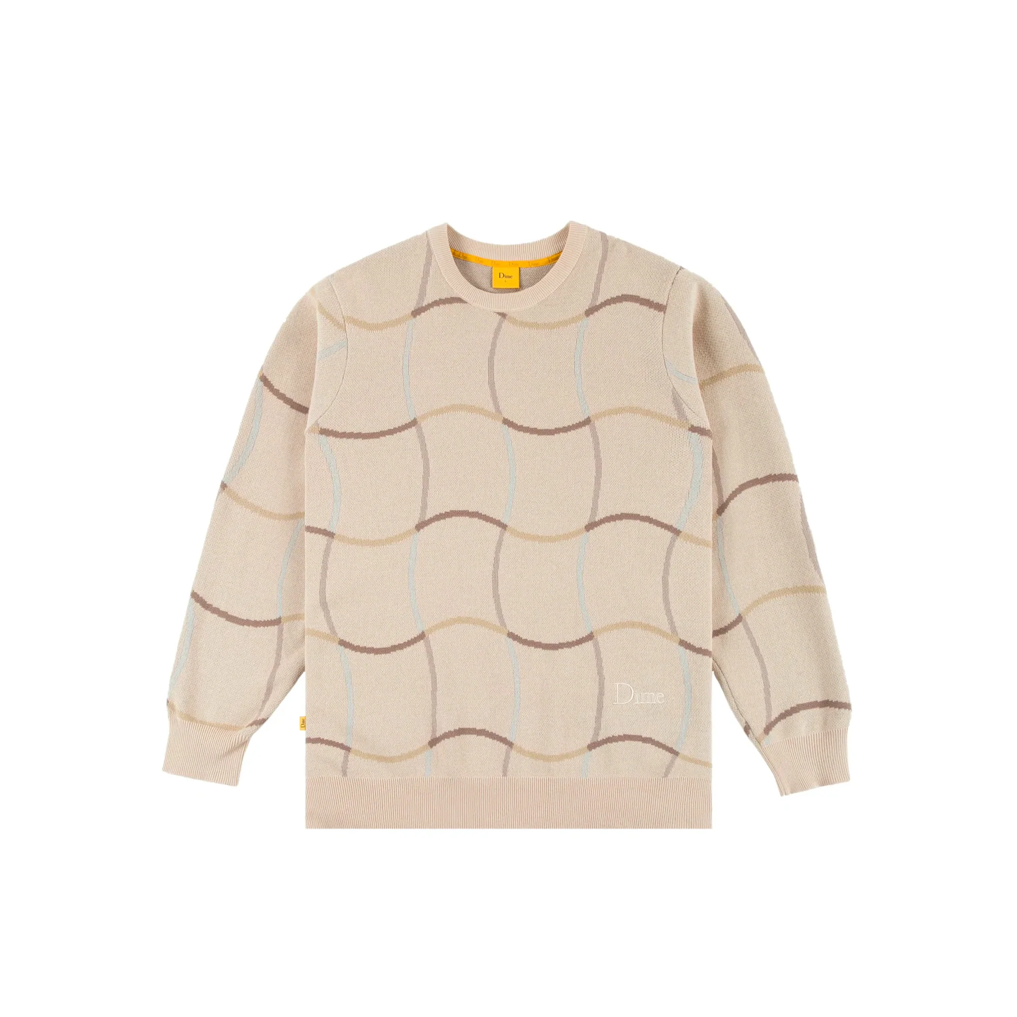 Dime Mens Wave Knit Sweater