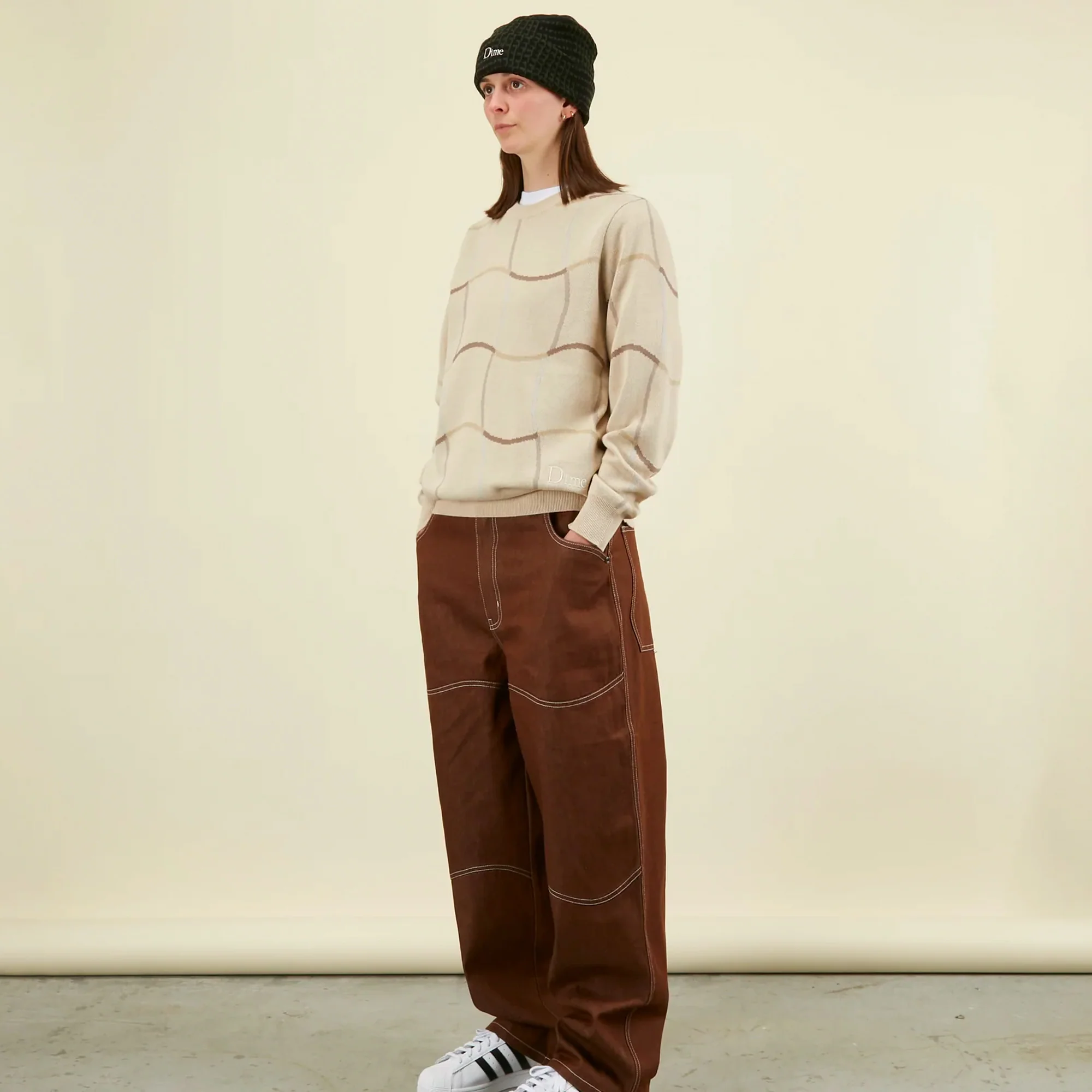 Dime Mens Wave Knit Sweater - Image 2