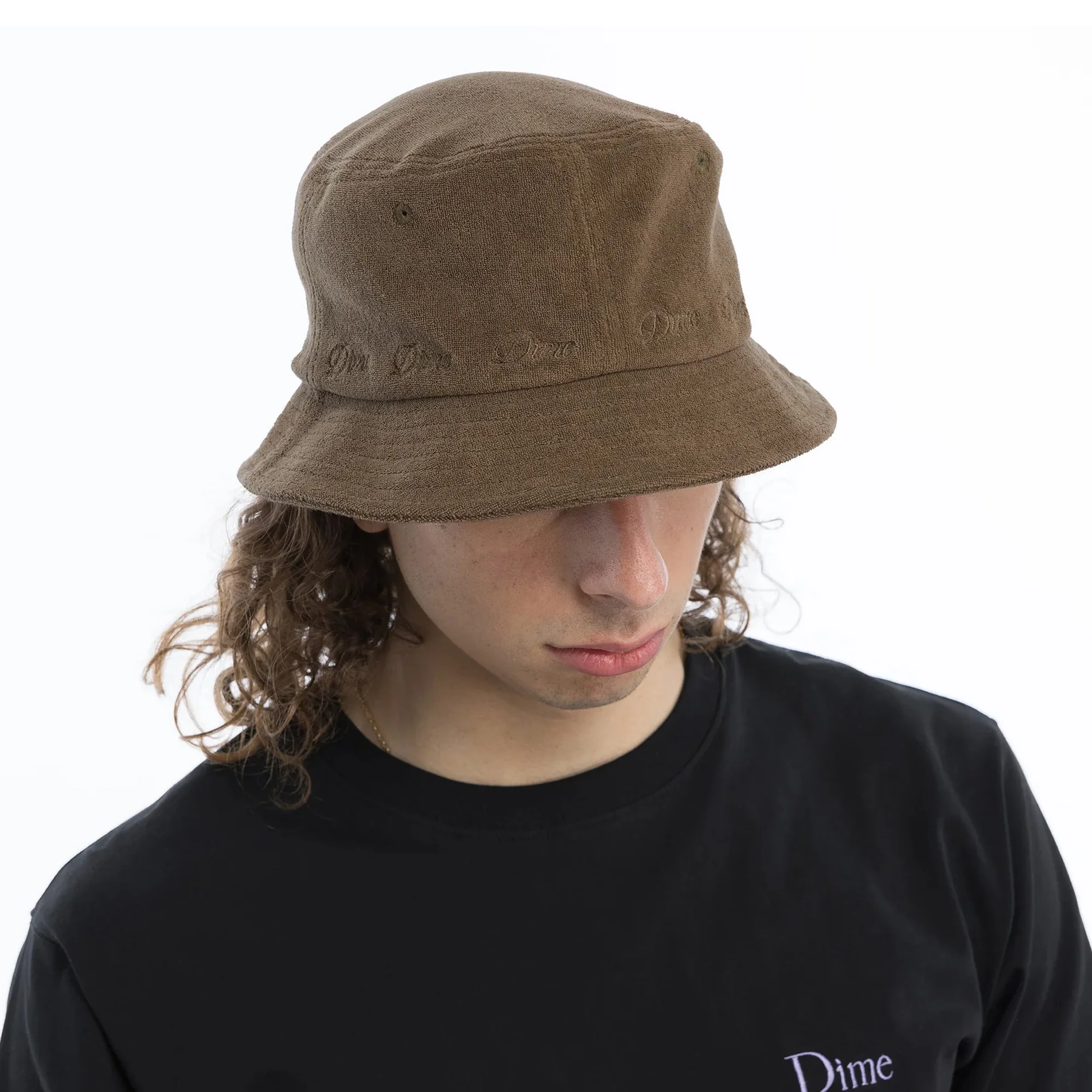 Dime Mens Terry Cloth Bucket Hat - Image 2