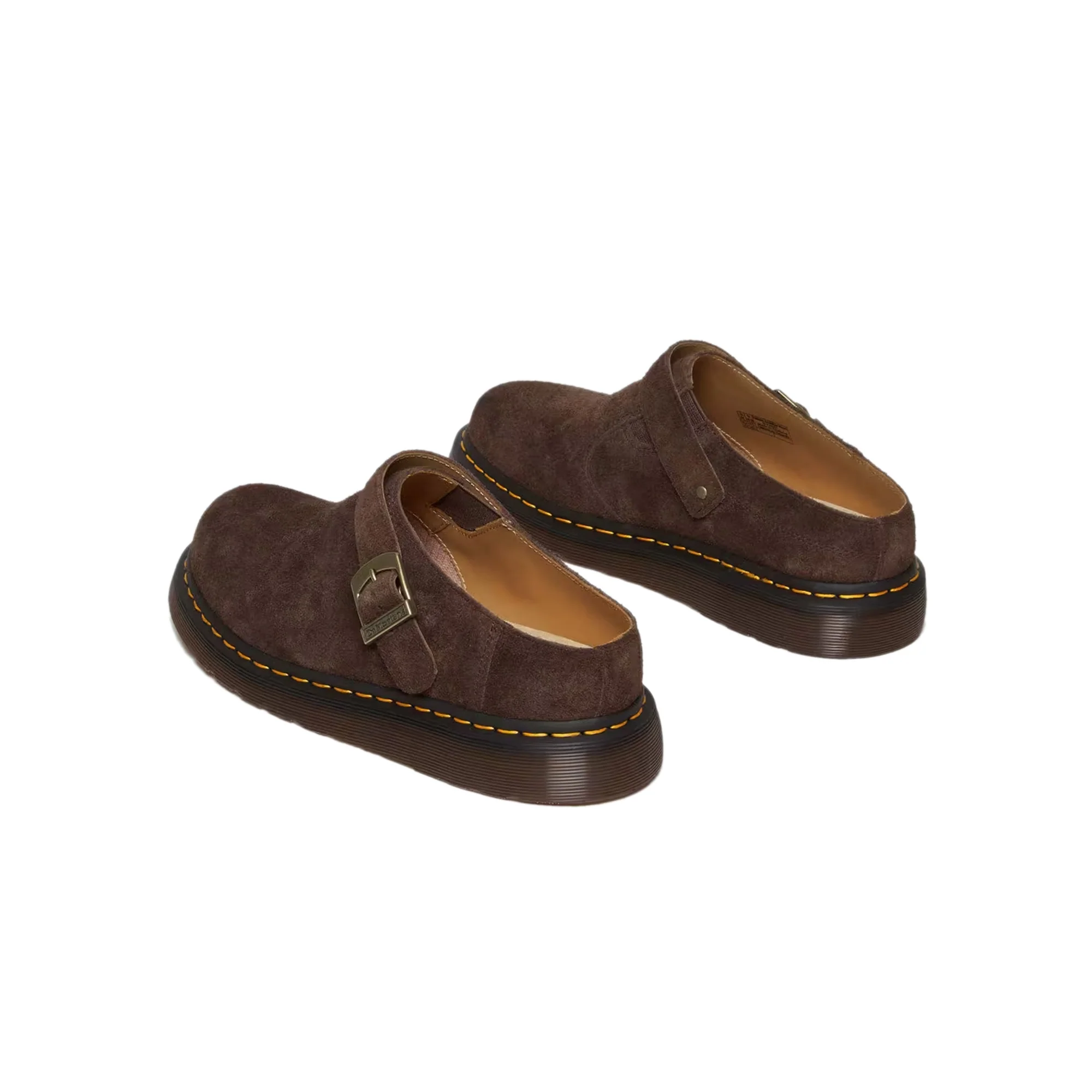 Dr. Martens Mens Isham Desert Oasis Suede Mules - Image 3