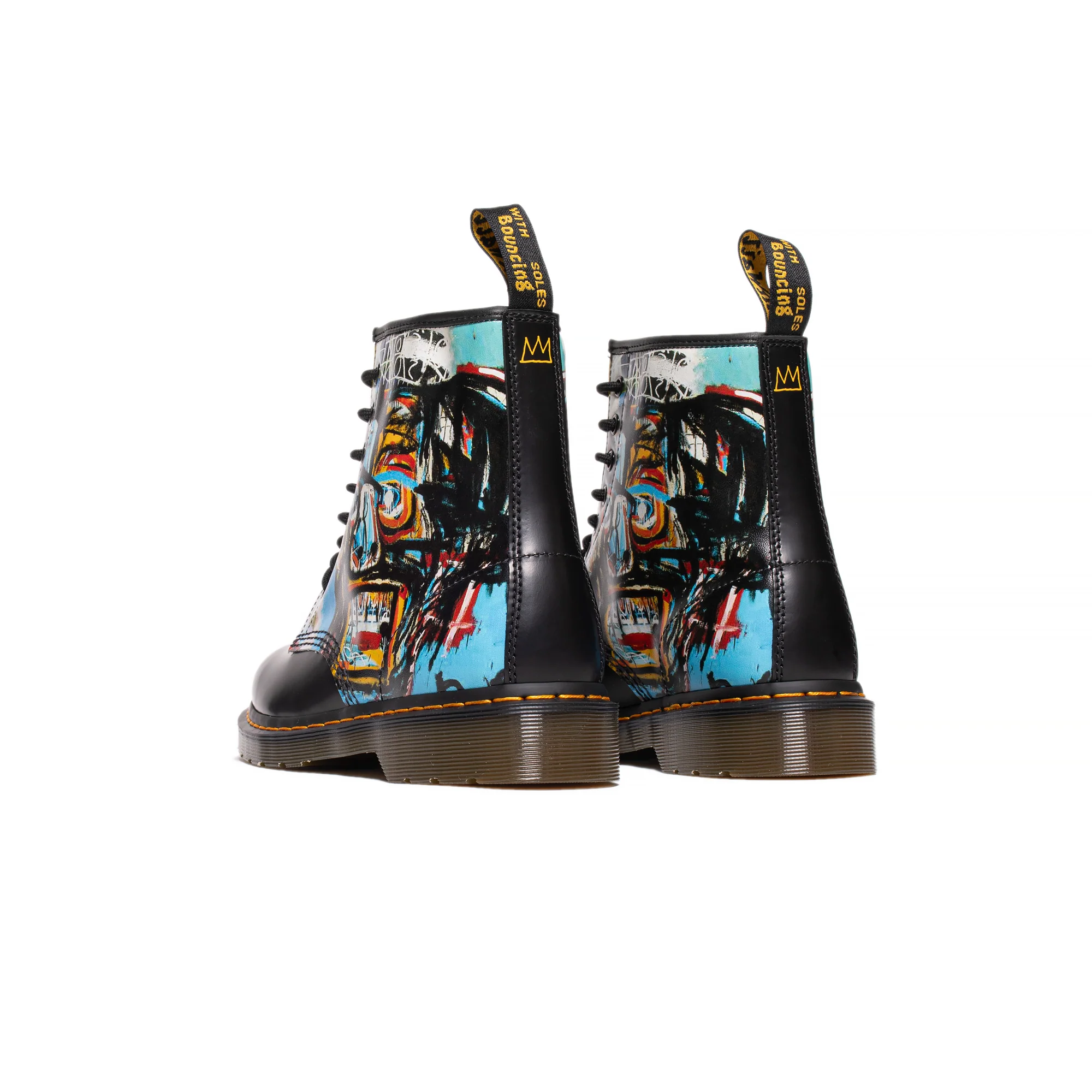Dr. Martens Mens 1460 Basquiat Boots 'Multi' - Image 3