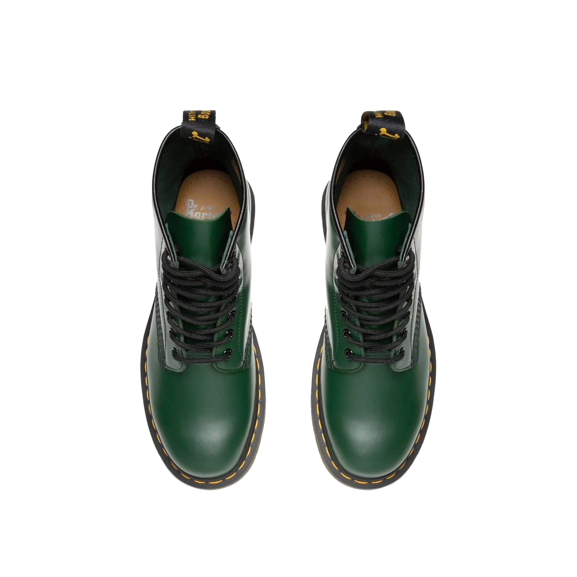 Dr.Martens Mens 1460 Green Smooth Boots - Image 4