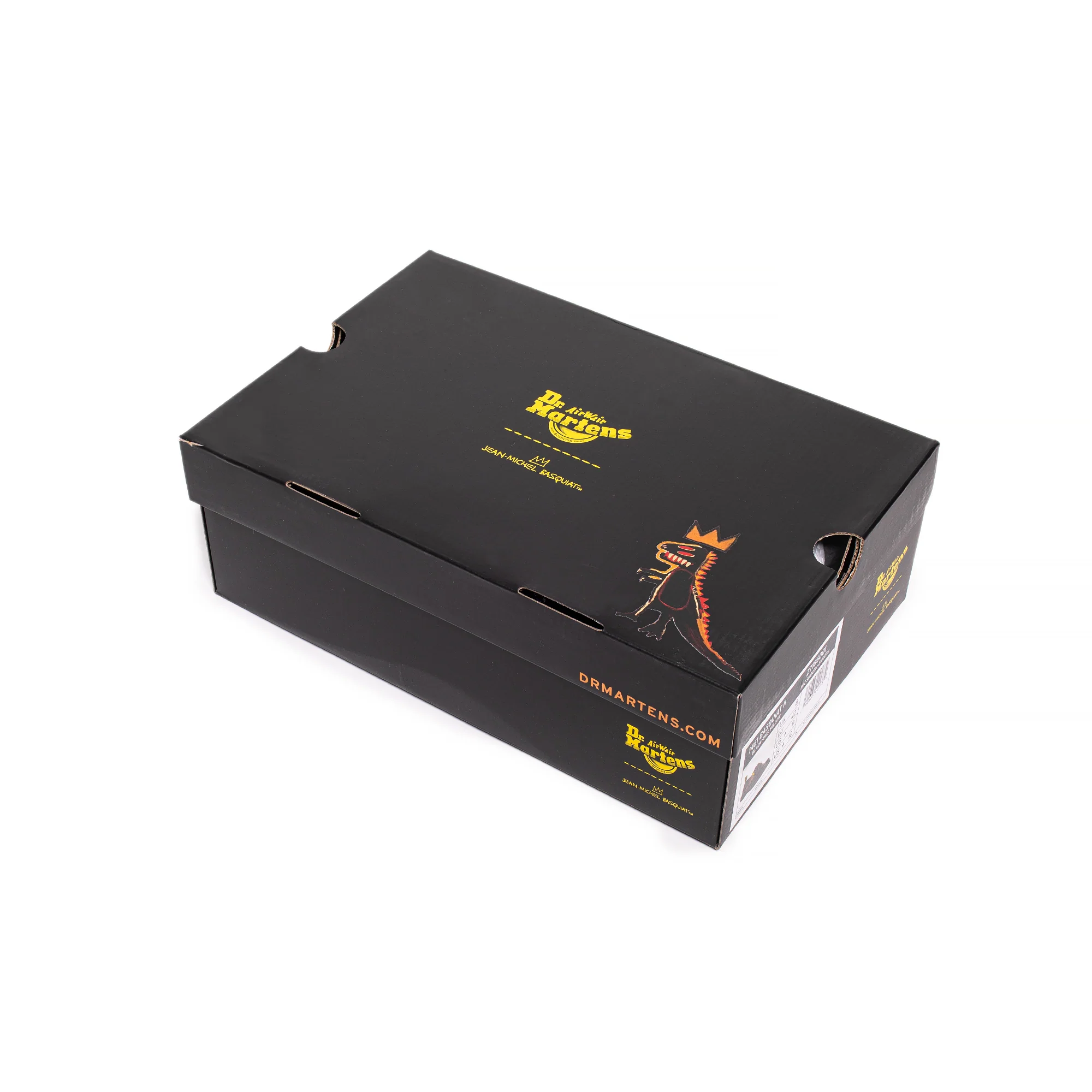 Dr. Martens Mens 1461 Basquiat Shoes 'Black' - Image 4