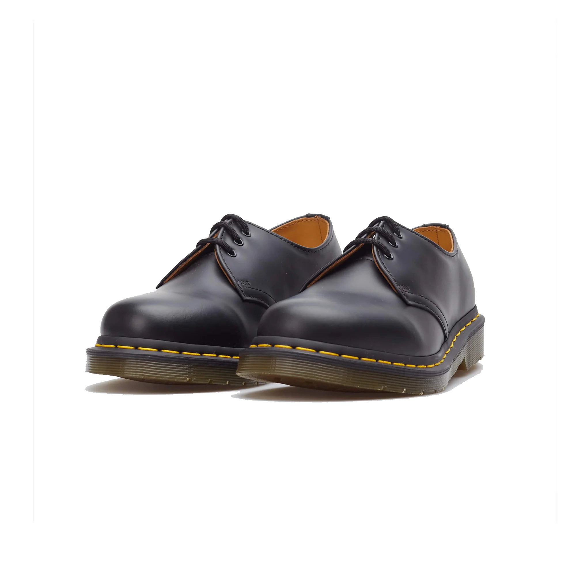 Dr.Martens Mens 1461 Shoes 'Black Smooth' - Image 2