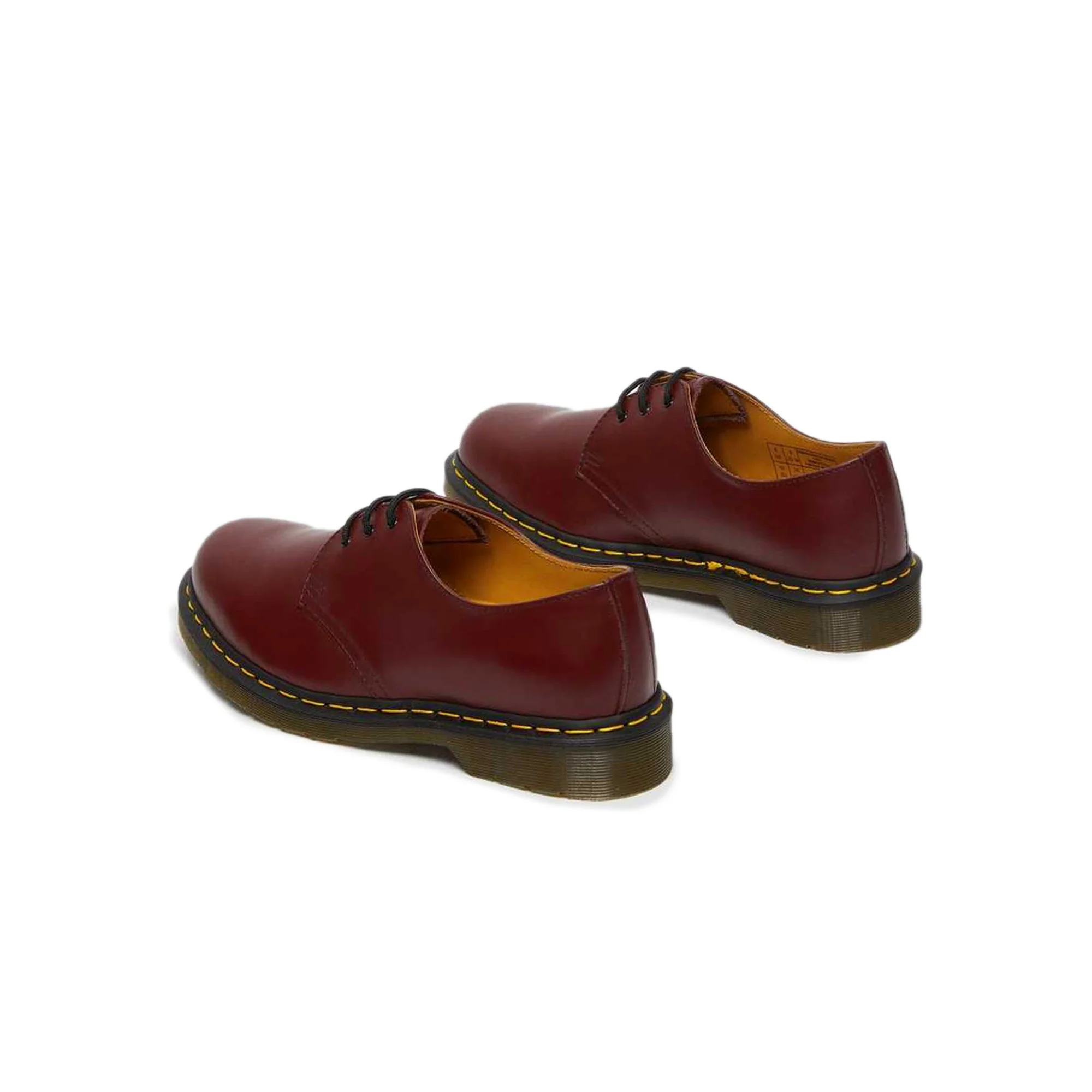 Dr.Martens Mens 1461 Shoes 'Cherry Red Smooth' - Image 3