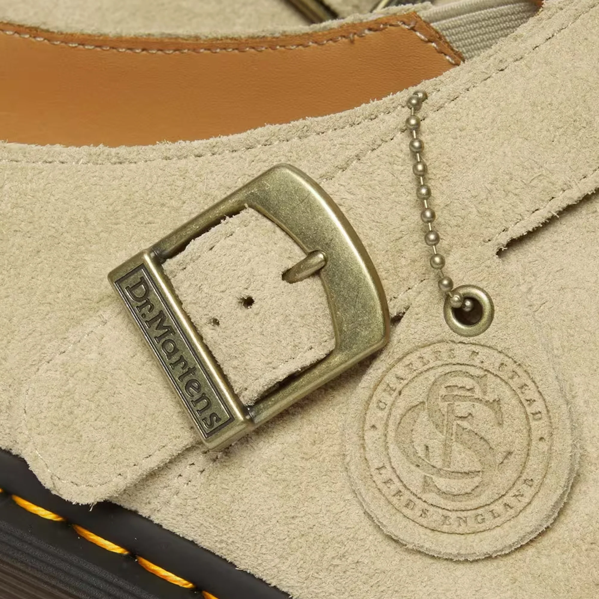 Dr. Martens Mens Isham Desert Oasis Suede Mules - Image 4