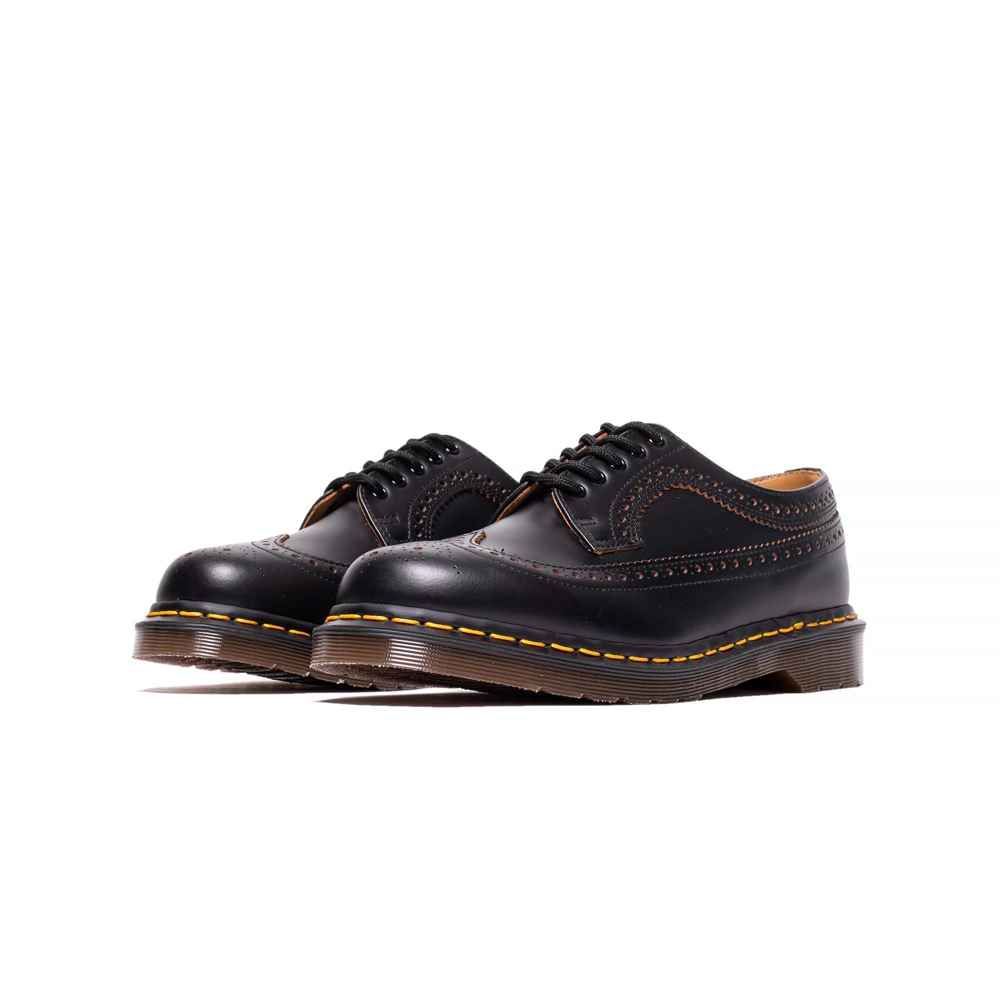 Dr. Martens Vintage 3989 Brogue In Black - Image 2