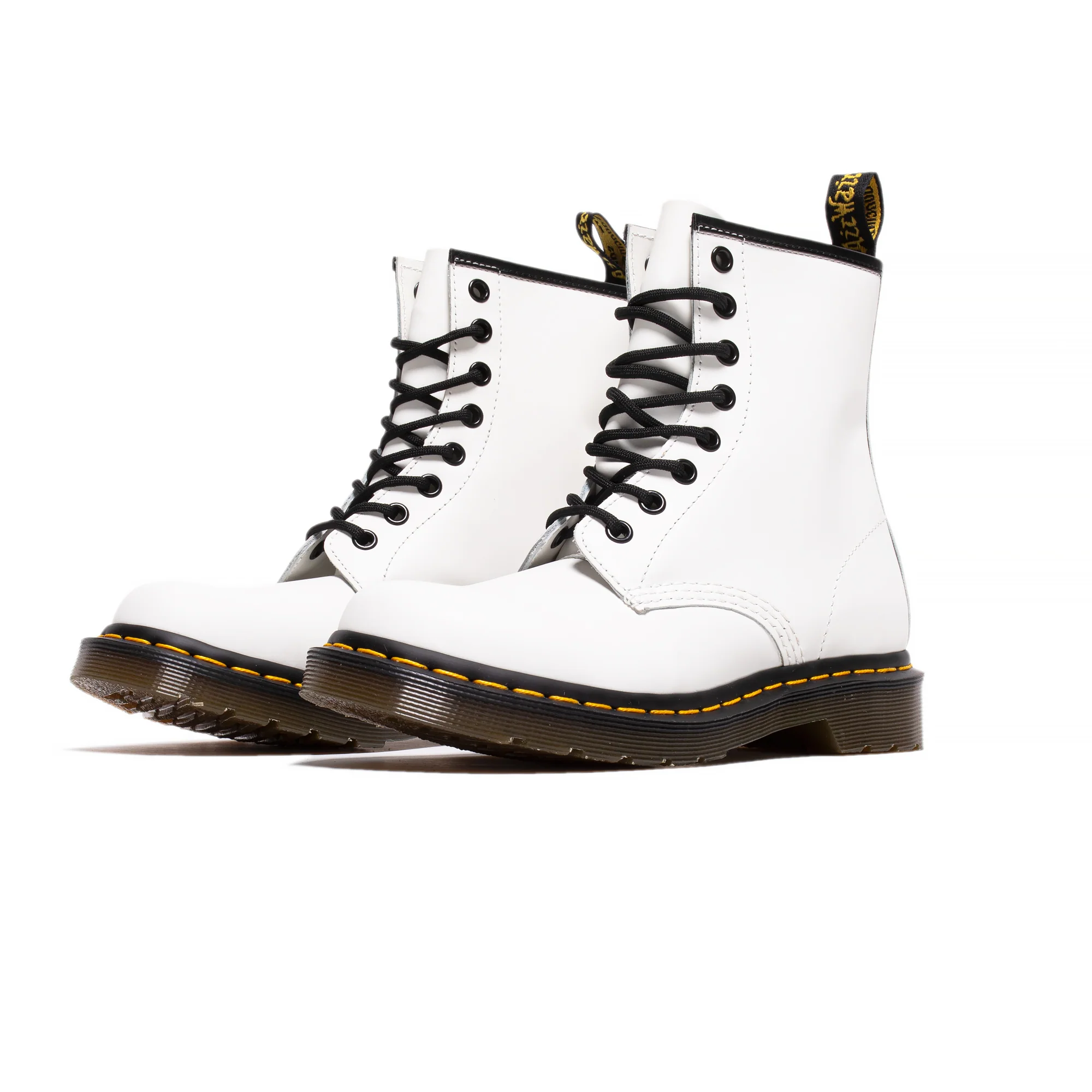 Dr. Martens Womens 1460 Smooth 'White' Boots - Image 2