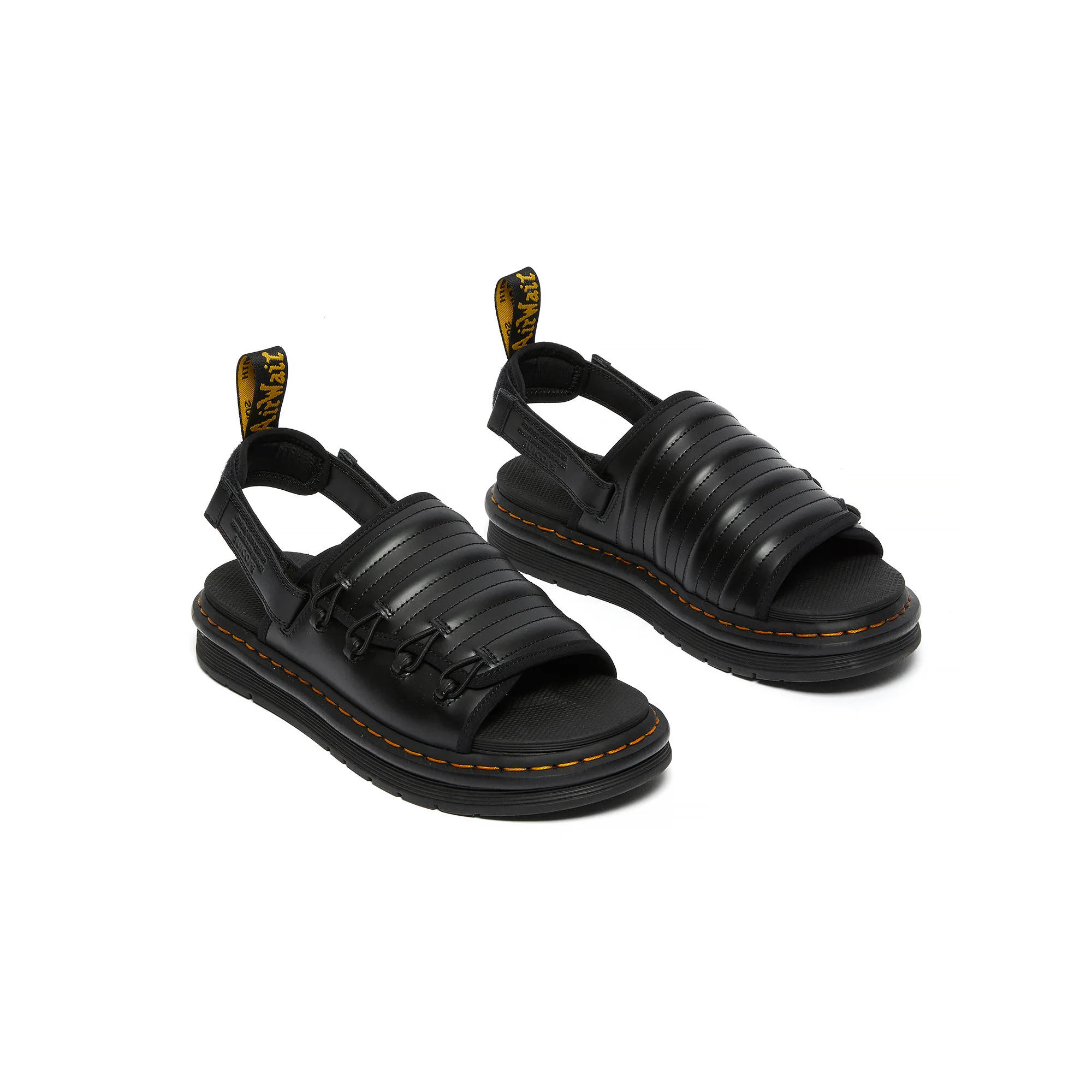Dr. Martens Mens DM Mura Shoes 'Black Smooth' - Image 2
