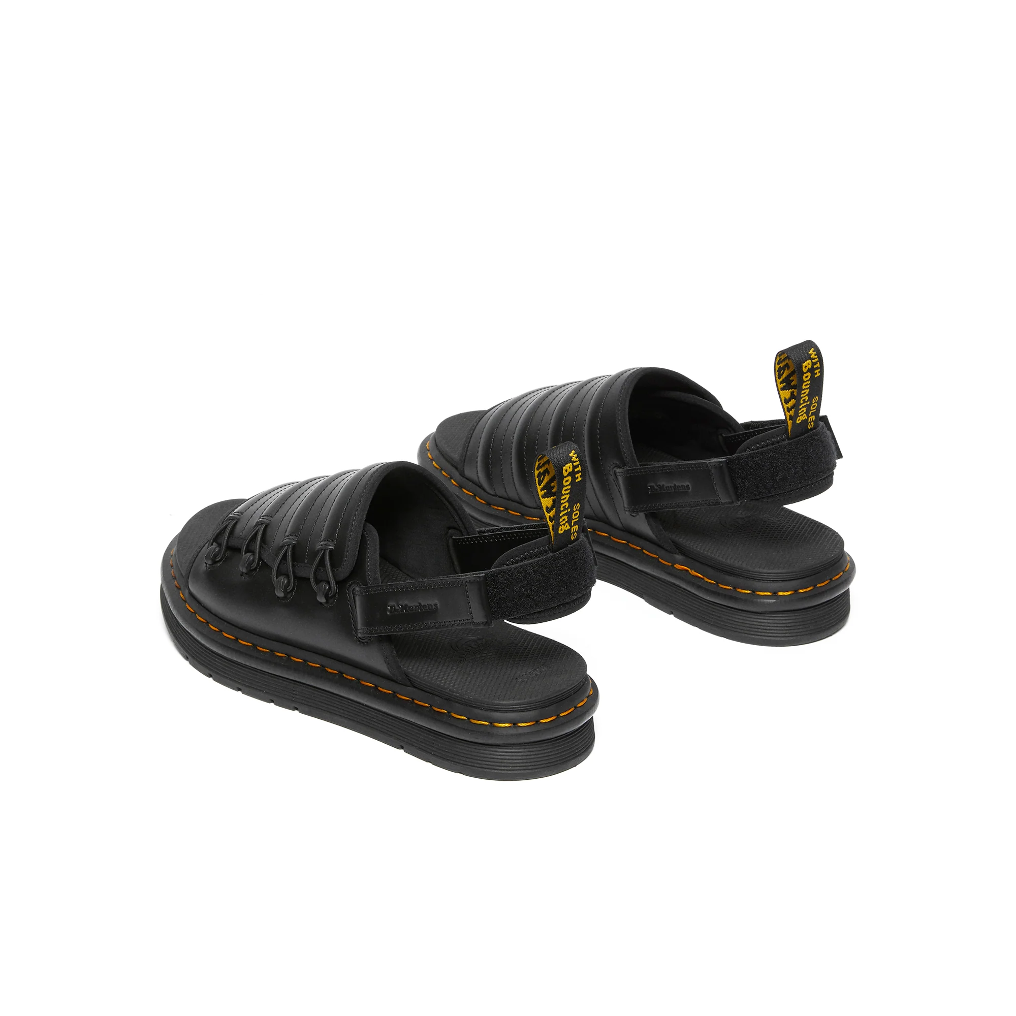 Dr. Martens Mens DM Mura Shoes 'Black Smooth' - Image 3