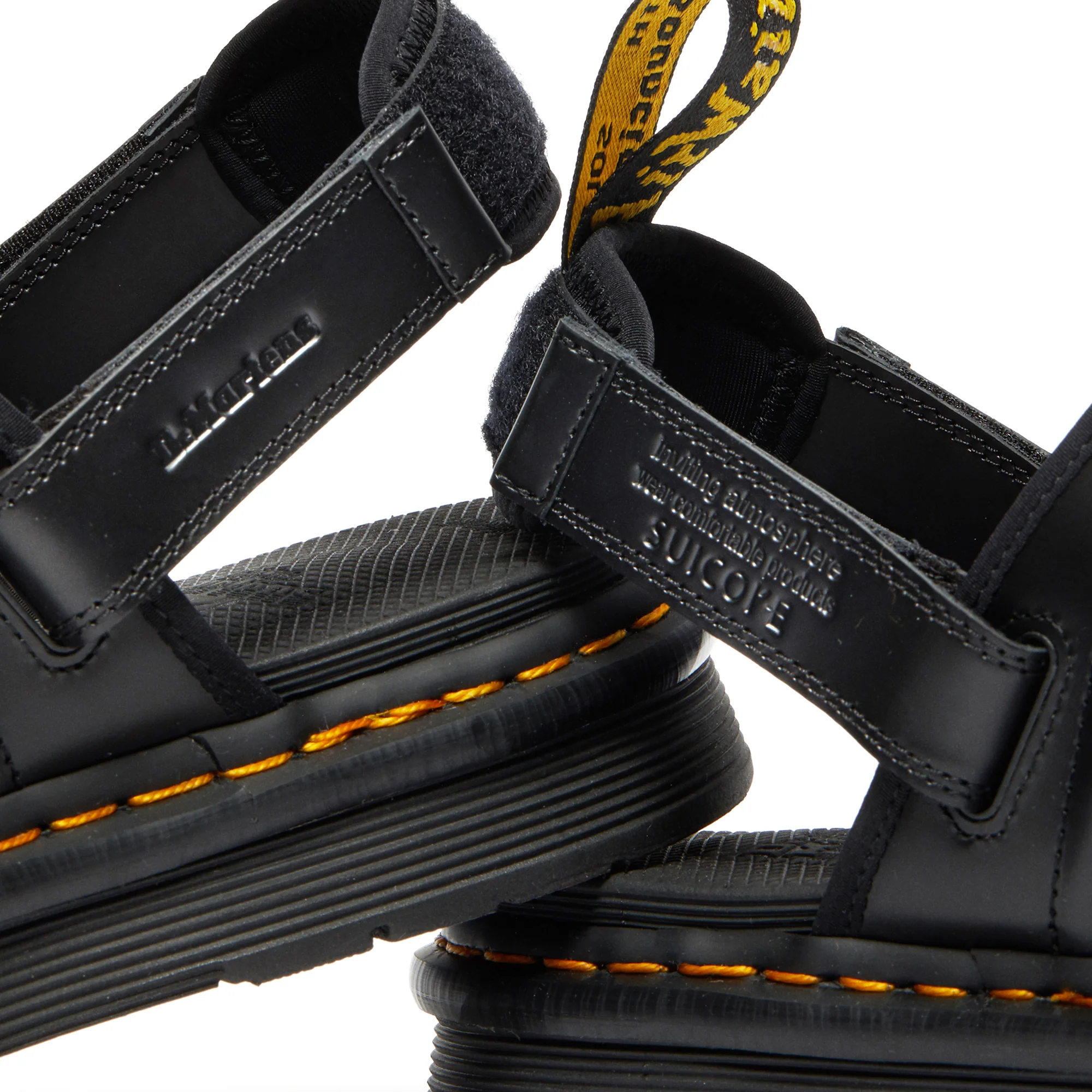 Dr. Martens Mens DM Mura Shoes 'Black Smooth' - Image 4