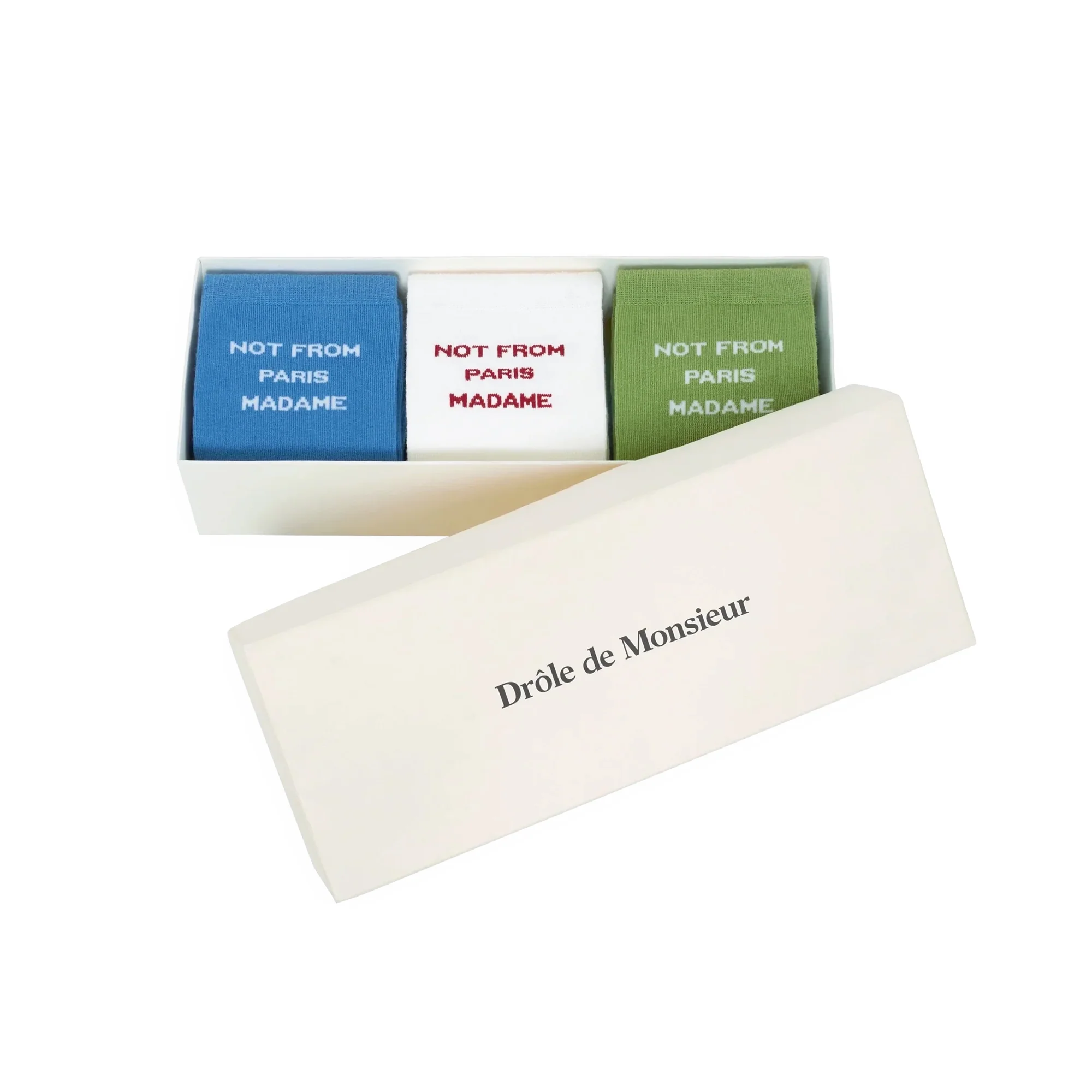 Drôle de Monsieur Le Pack De Chaussettes Slogan Socks - Image 2