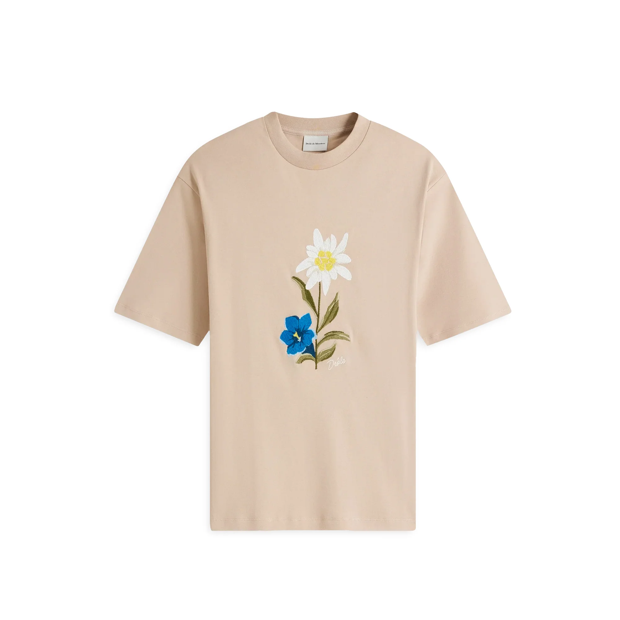Drole De Monsieur Le T-Shirt Fleurs Brodees