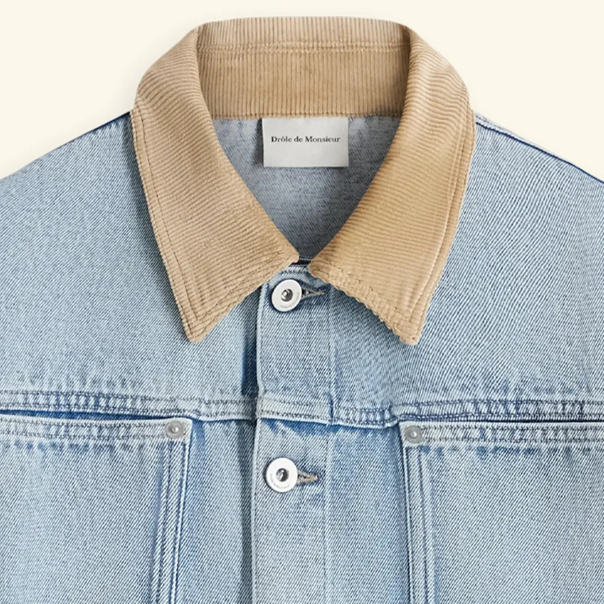 Drole De Monsieur Mens Denim Jacket - Image 2