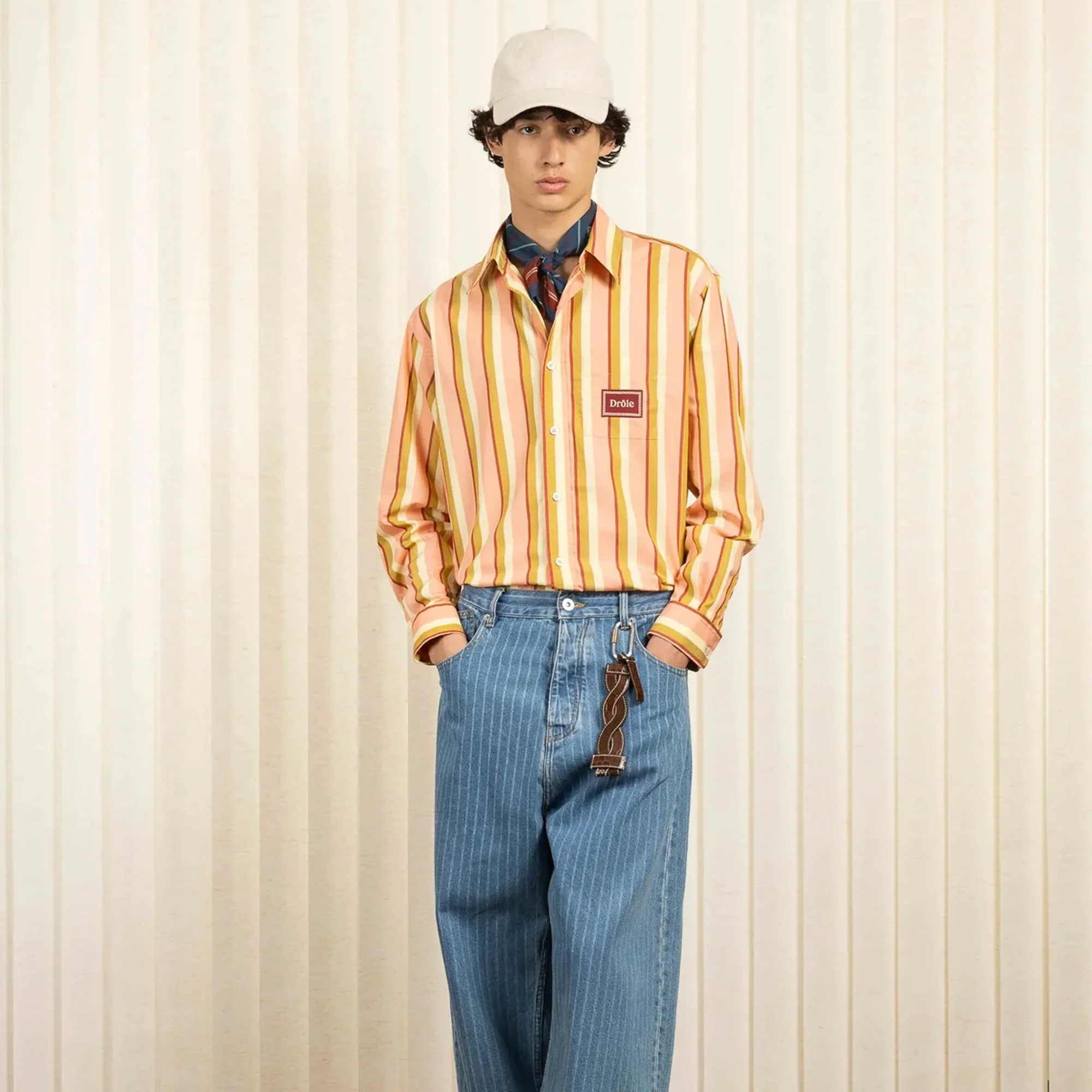 Drôle de Monsieur Mens La Chemise Rayee Shirt - Image 2