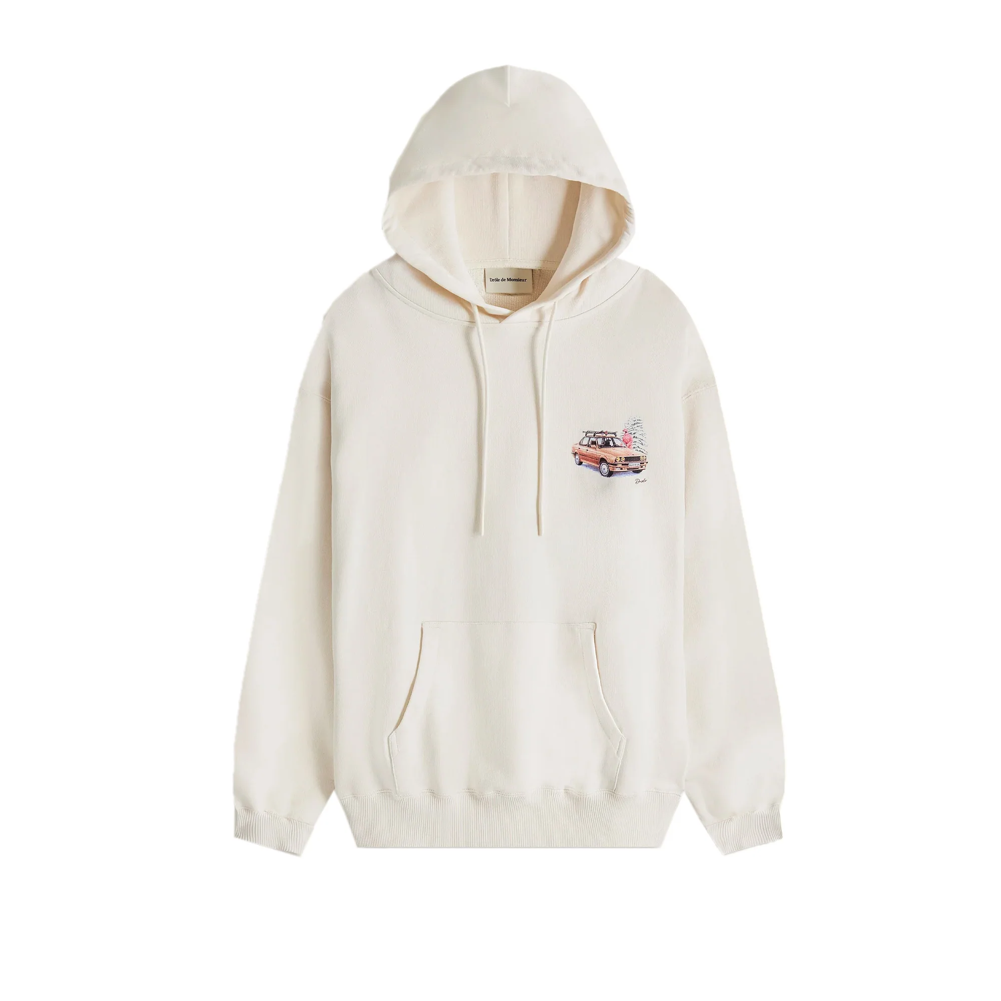 Drole De Monsieur Mens Le Hoodie "Depart au Ski"