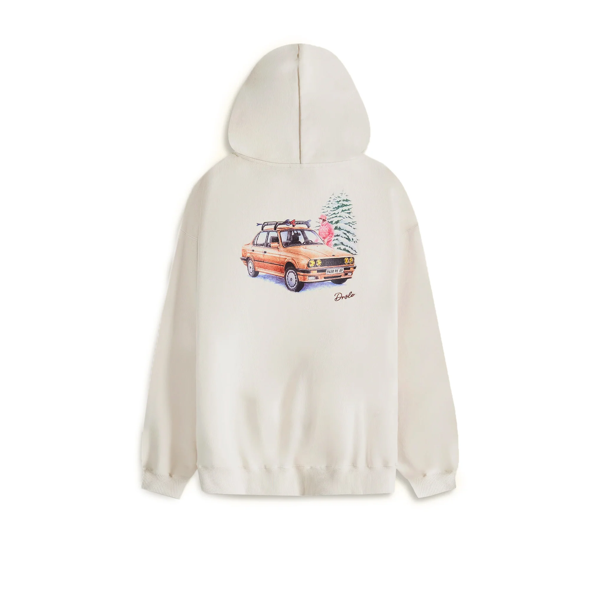 Drole De Monsieur Mens Le Hoodie "Depart au Ski" - Image 2