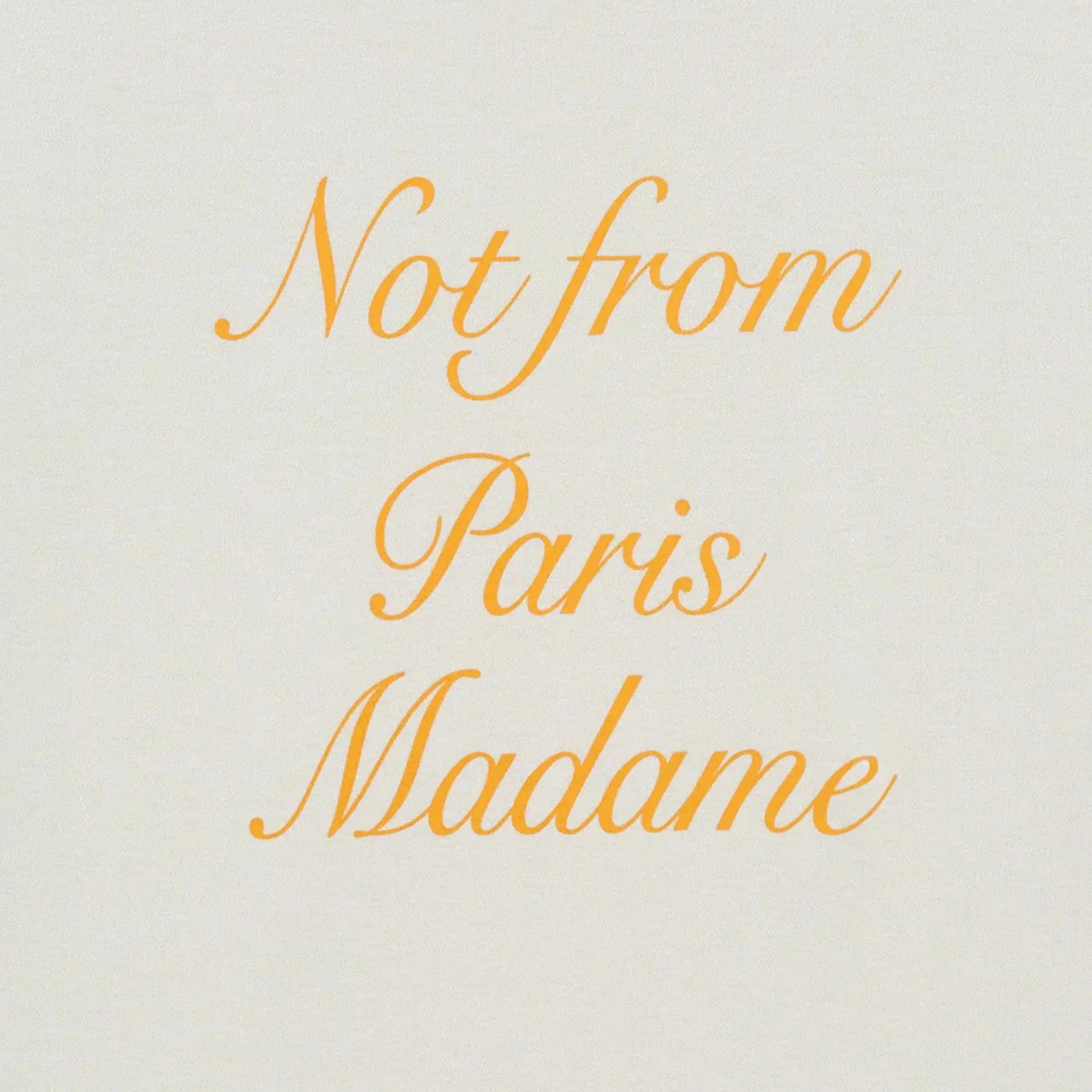 Drole De Monsieur Mens Le Slogan Calligraphy Tee - Image 3