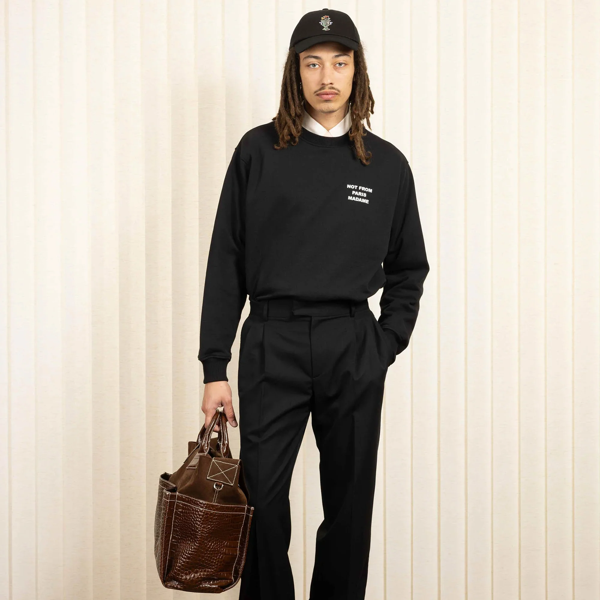 Drôle de Monsieur Mens Le Slogan Sweatshirt - Image 3