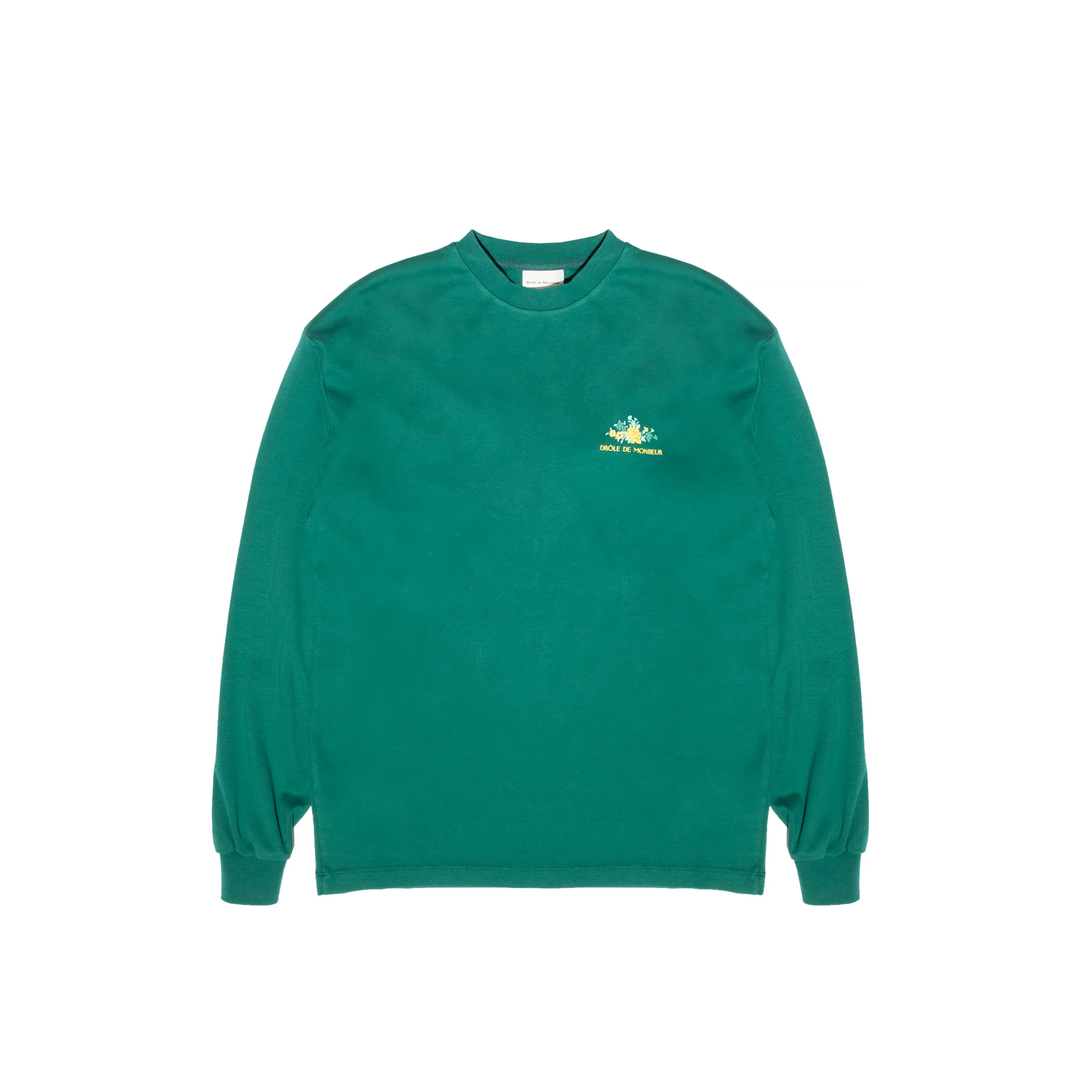 Drole De Monsieur Mens Le T Shirt Manches Longues Fleur