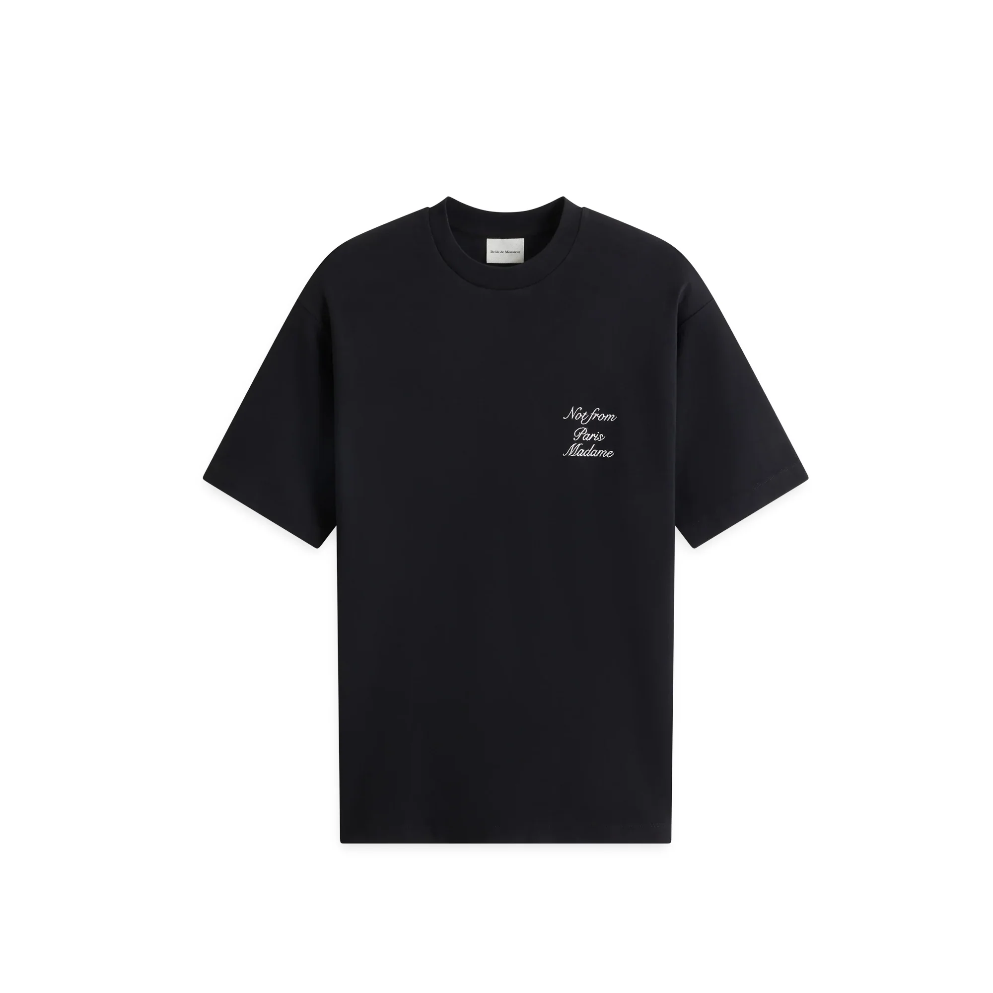 Drole de Monsieur Mens Le T-Shirt Slogan Cursive