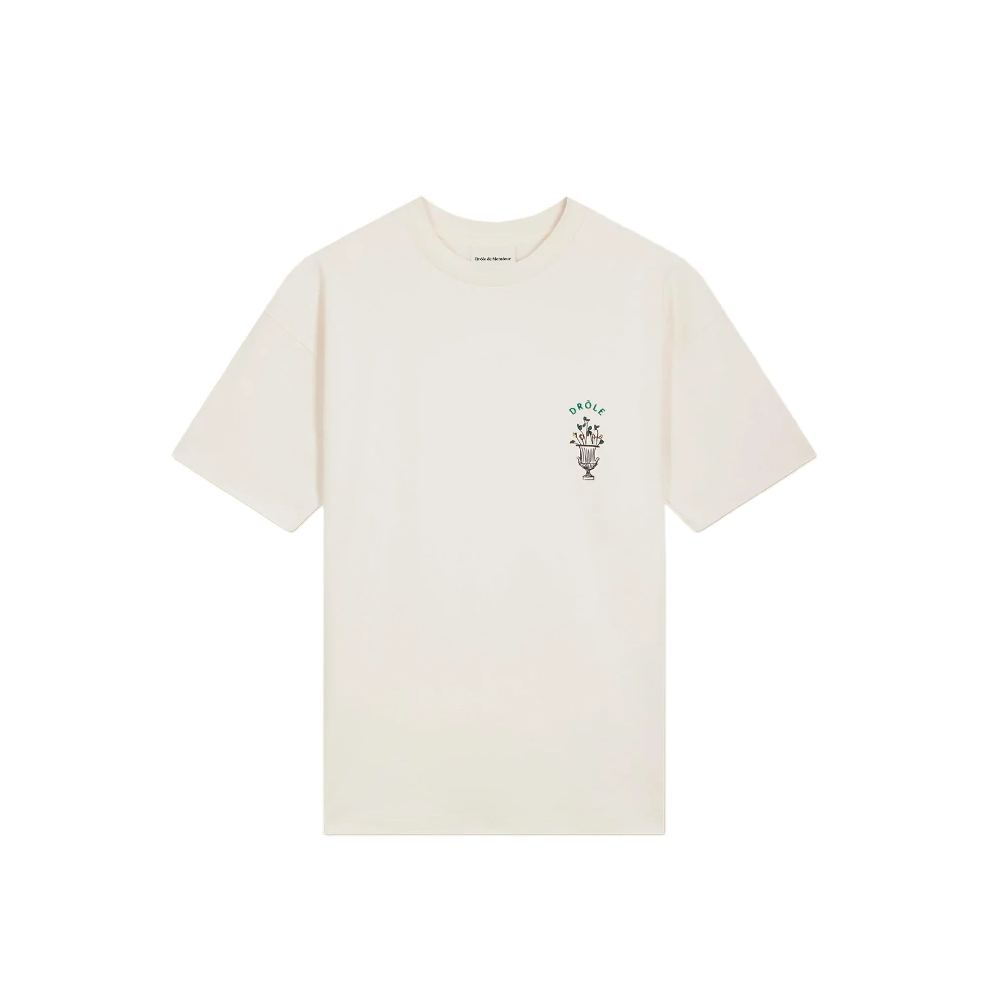 Drole De Monsieur Mens Medicis SS Tee Cream