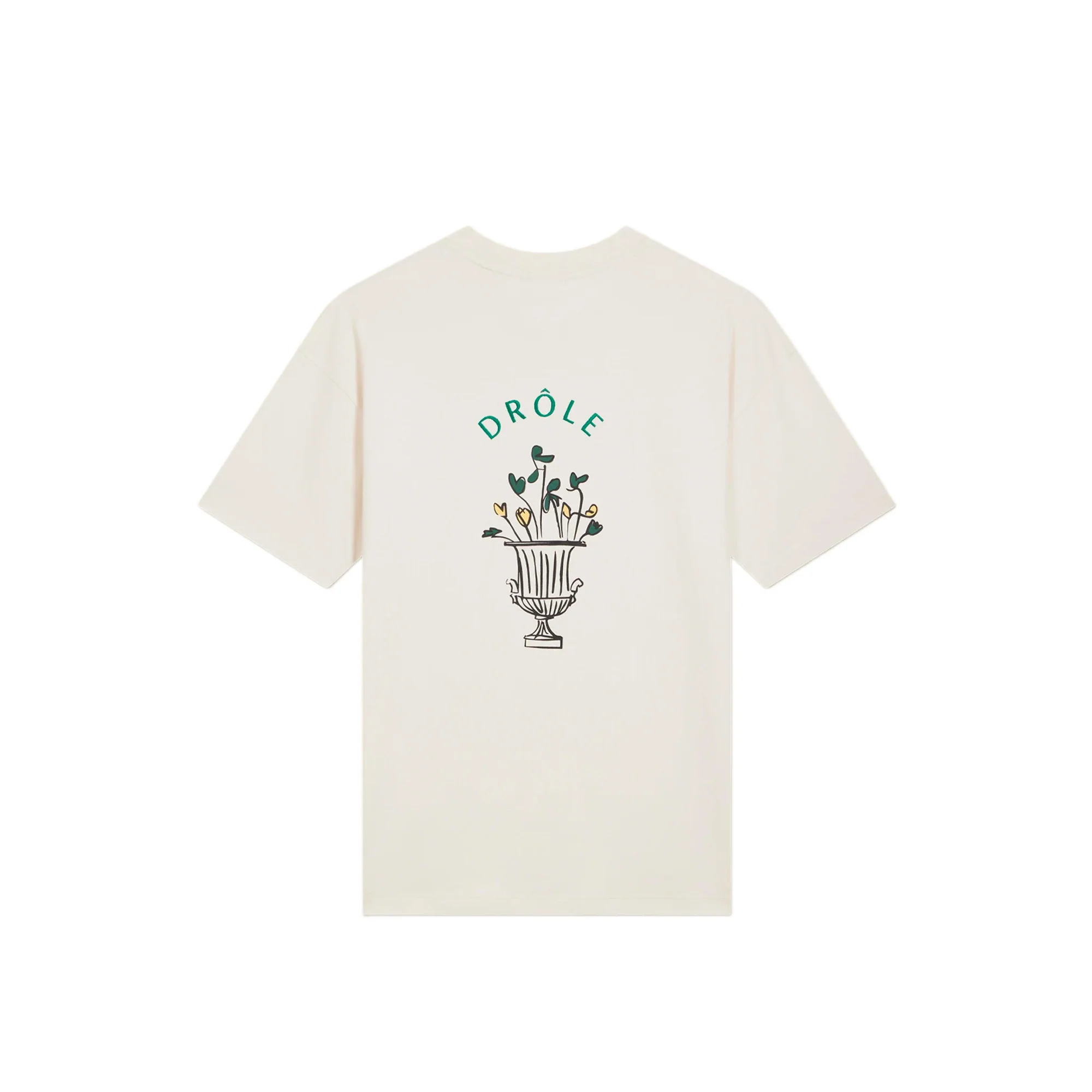 Drole De Monsieur Mens Medicis SS Tee Cream - Image 2