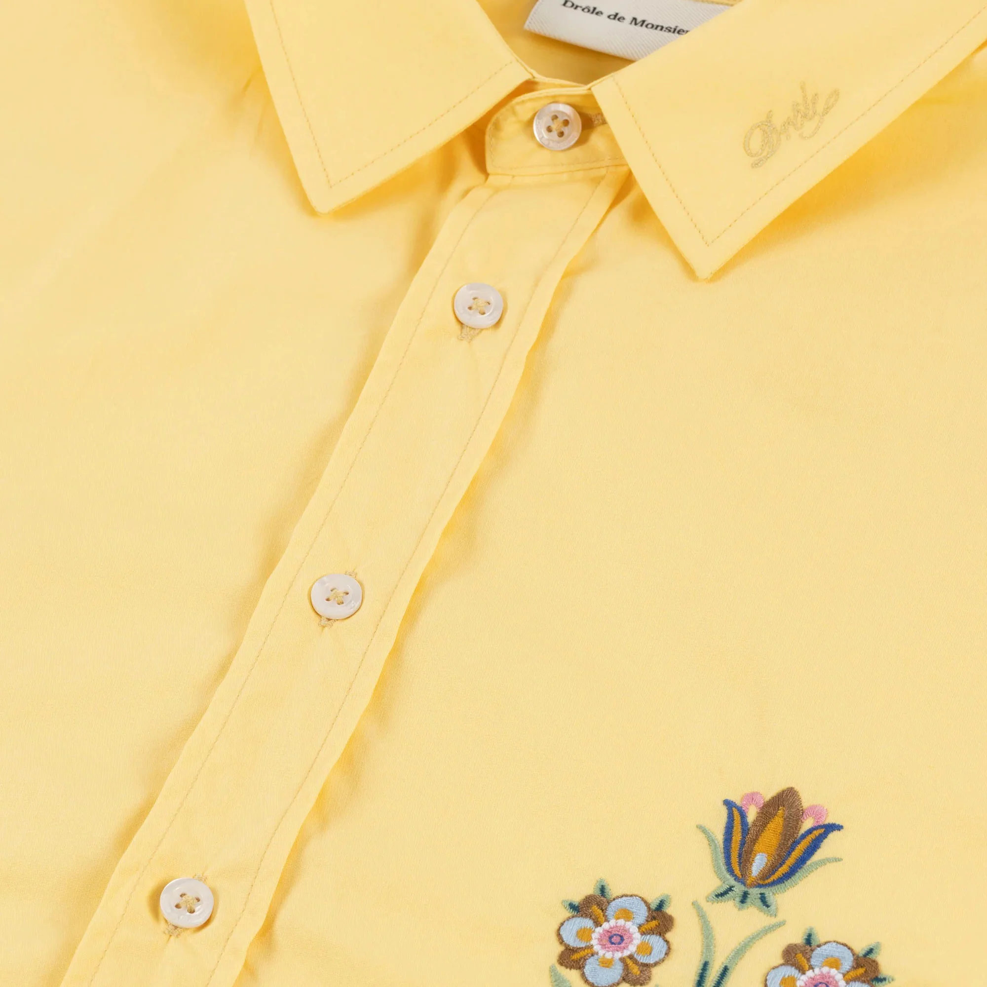 Drole De Monsieur Mens Ornements Button Up Shirt - Image 2