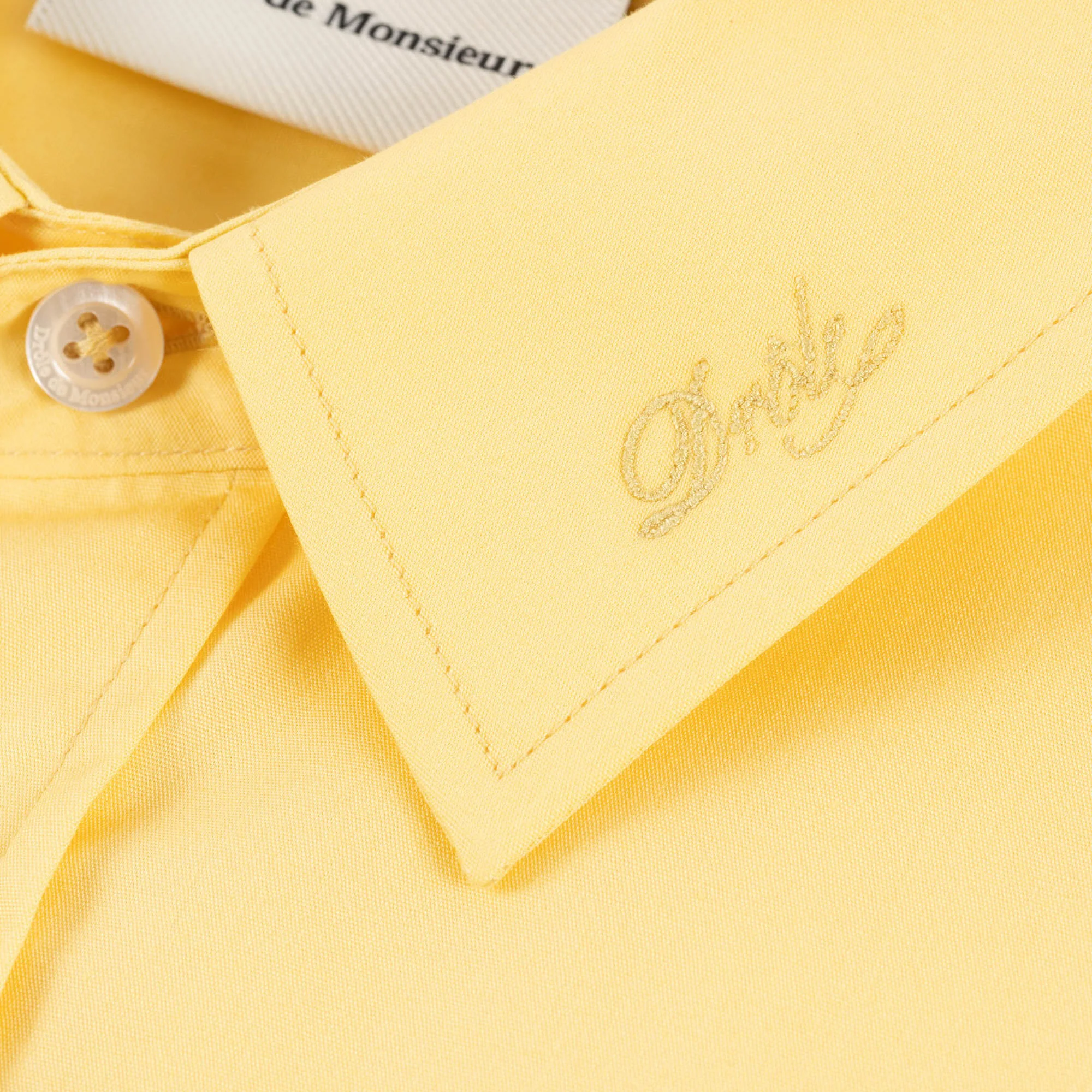 Drole De Monsieur Mens Ornements Button Up Shirt - Image 3