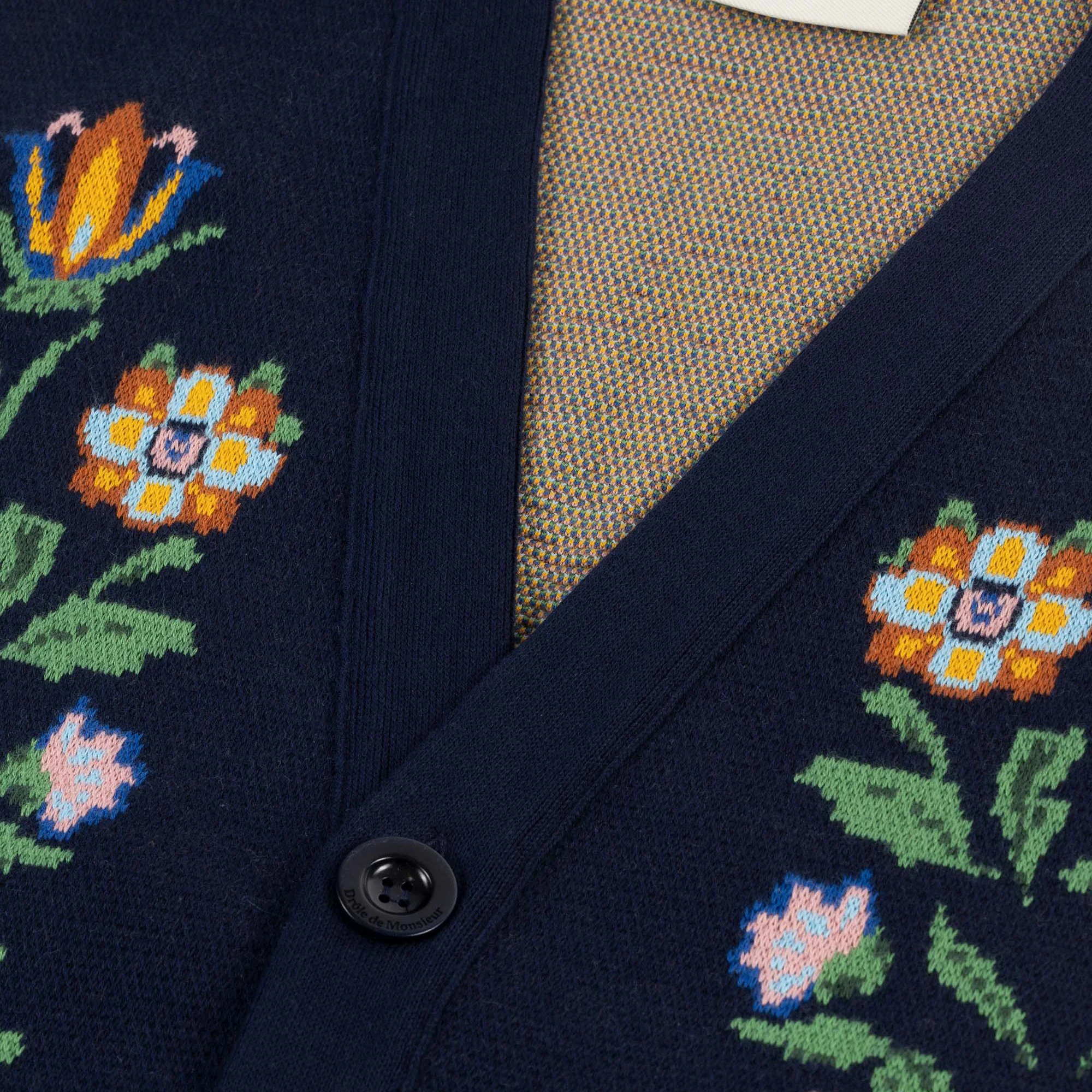 Drole De Monsieur Mens Ornements Cardigan - Image 2