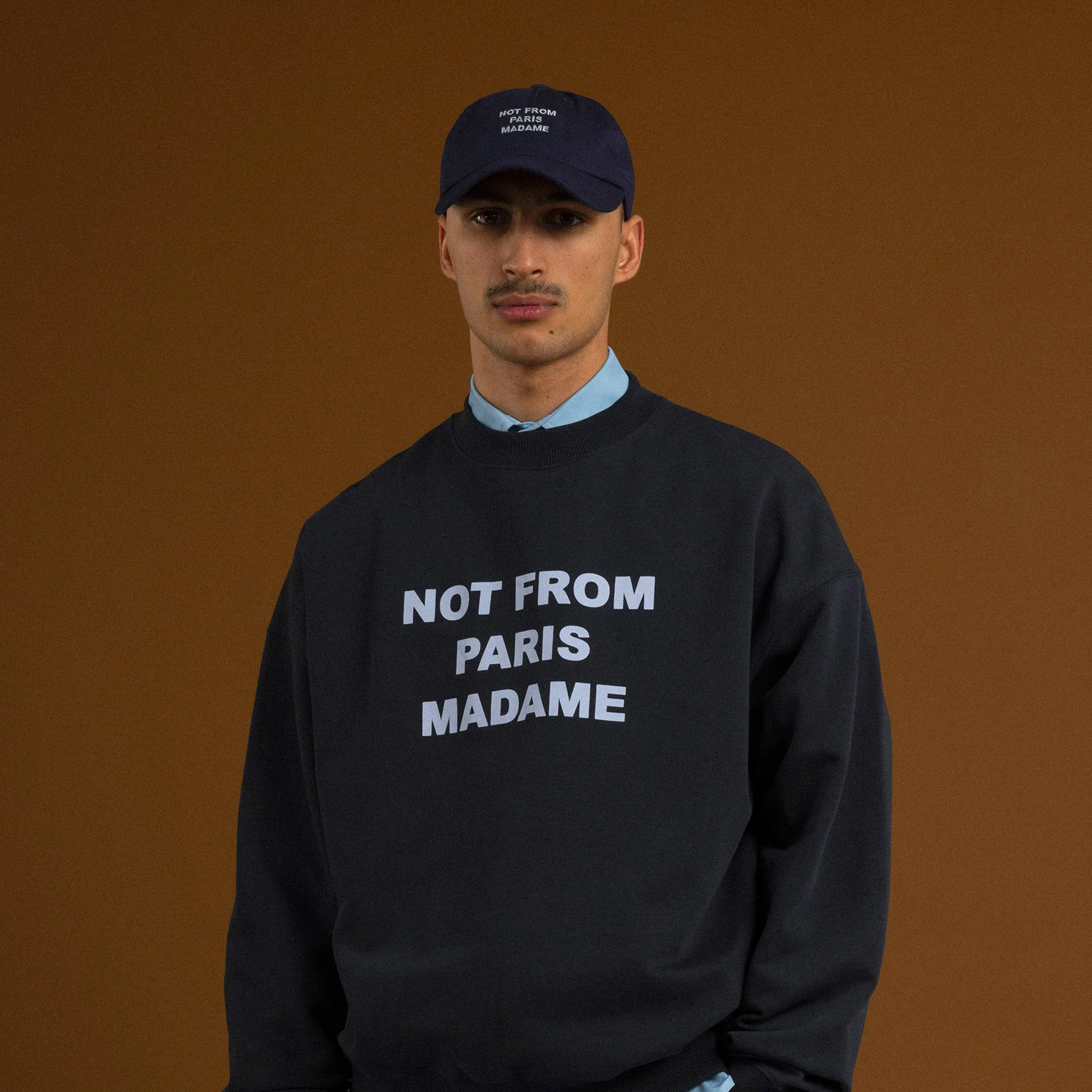 Drole De Monsieur NFPM Slogan Cap Navy - Image 2