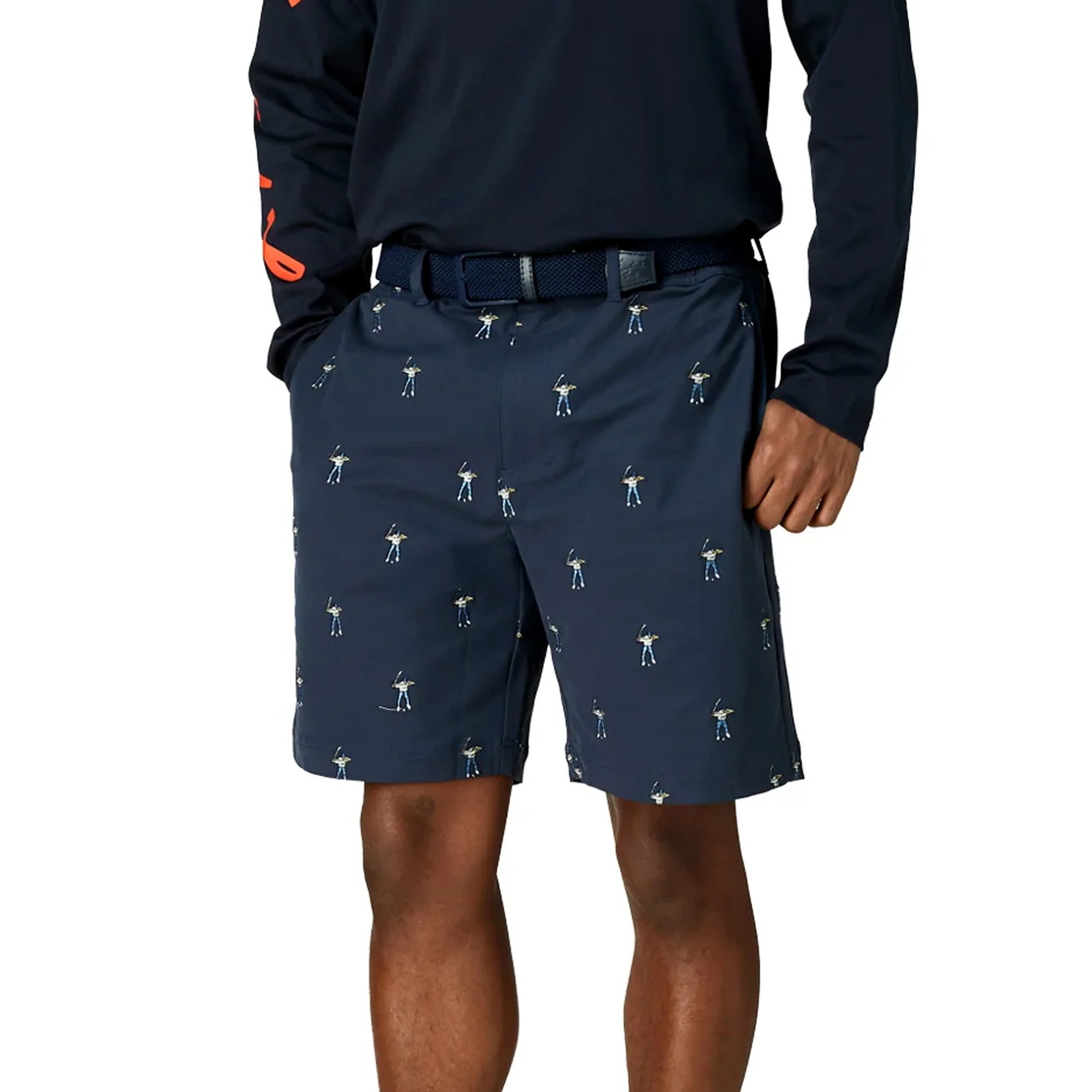Eastside Golf Mens Embroidered Core Woven Shorts - Image 2