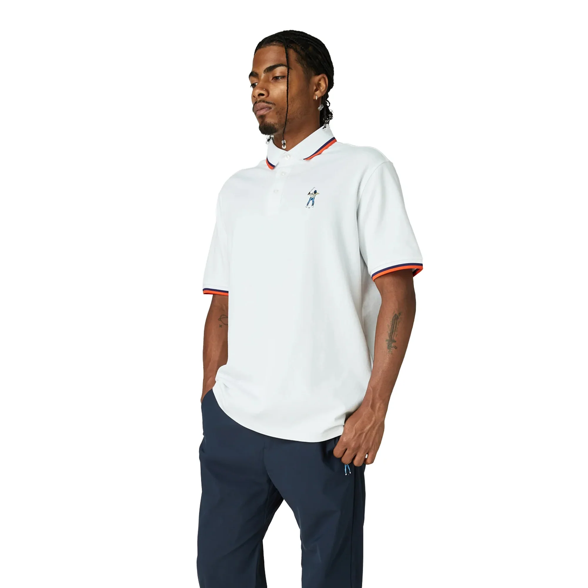 Eastside Golf Mens Tip Pique Polo Shirt - Image 2
