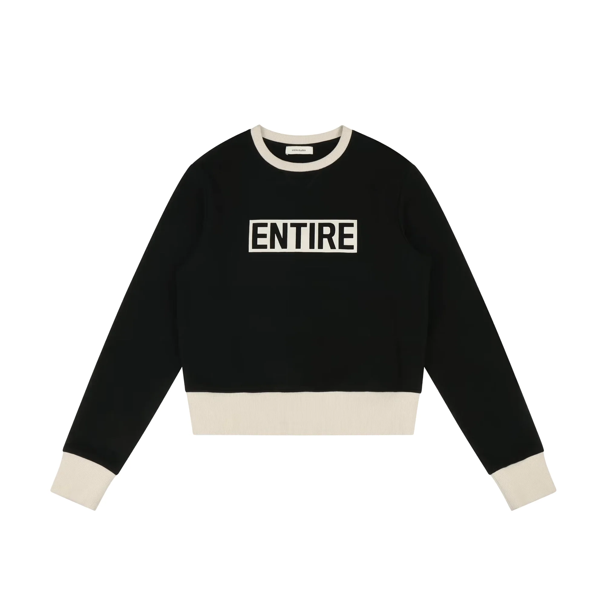 Entire Studio Mens Contro Crew Neck Sweatshirt