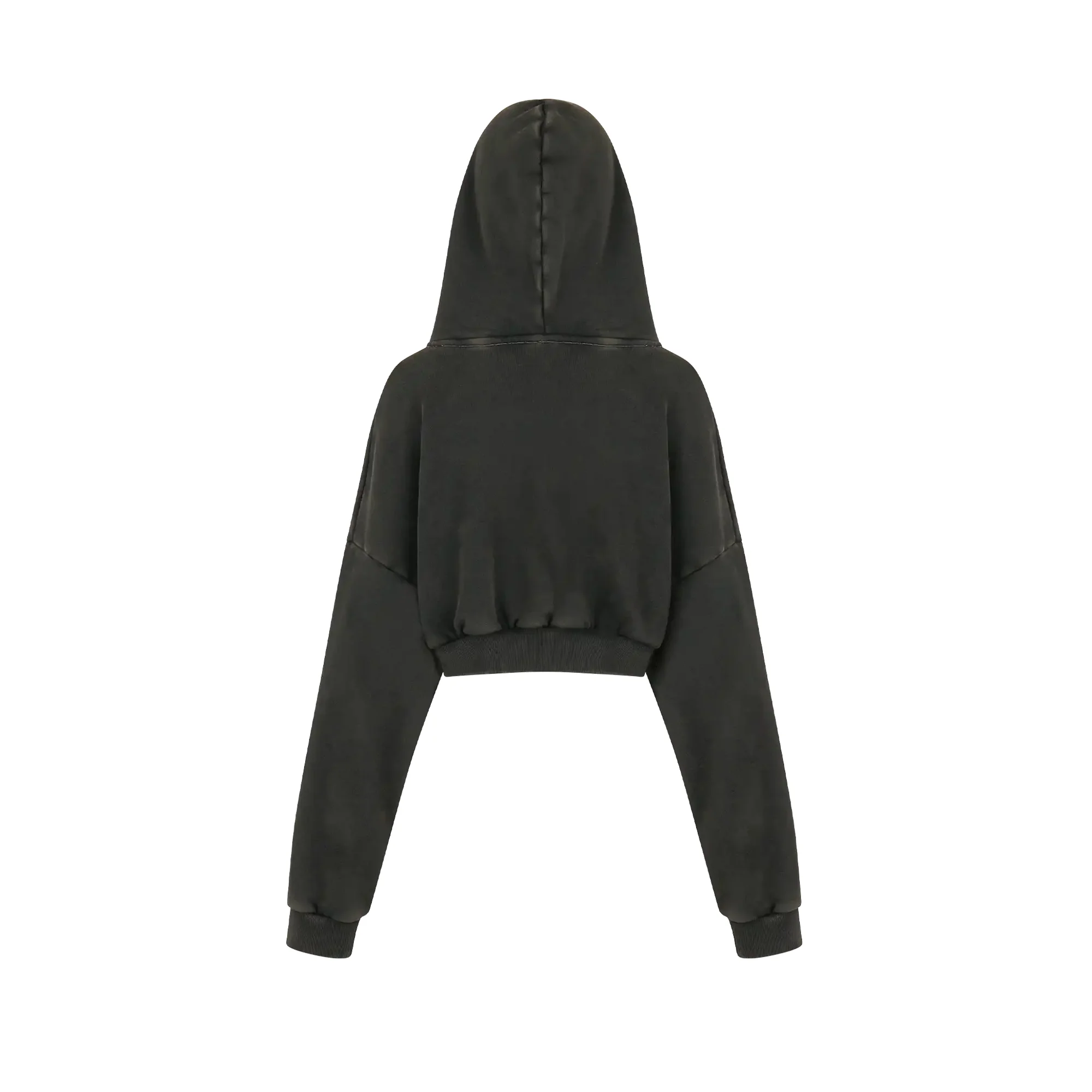 Entire Studios Womens Cropped Heavy Hoodie - Image 2