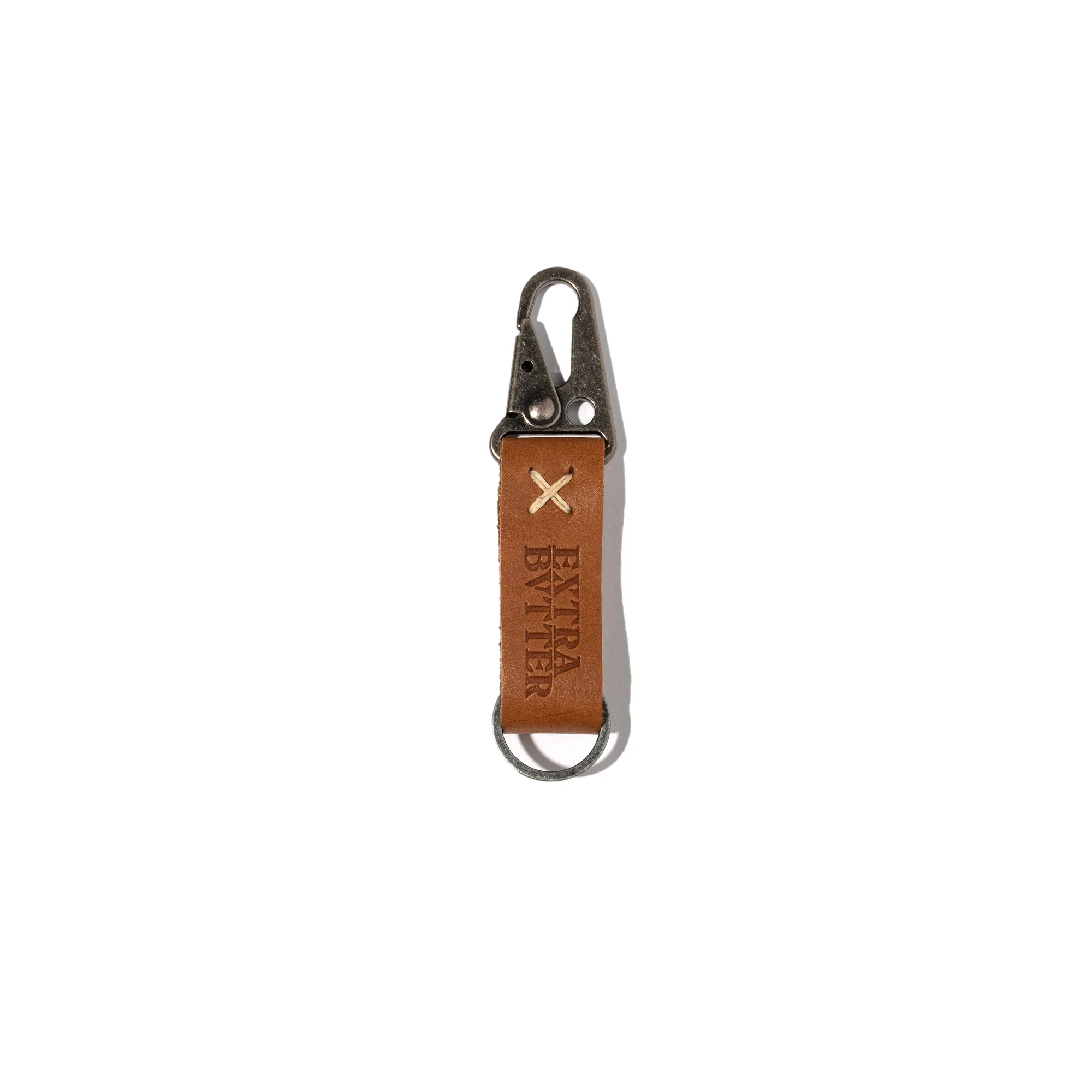 Extra Butter 15-Yr Leather Keychain