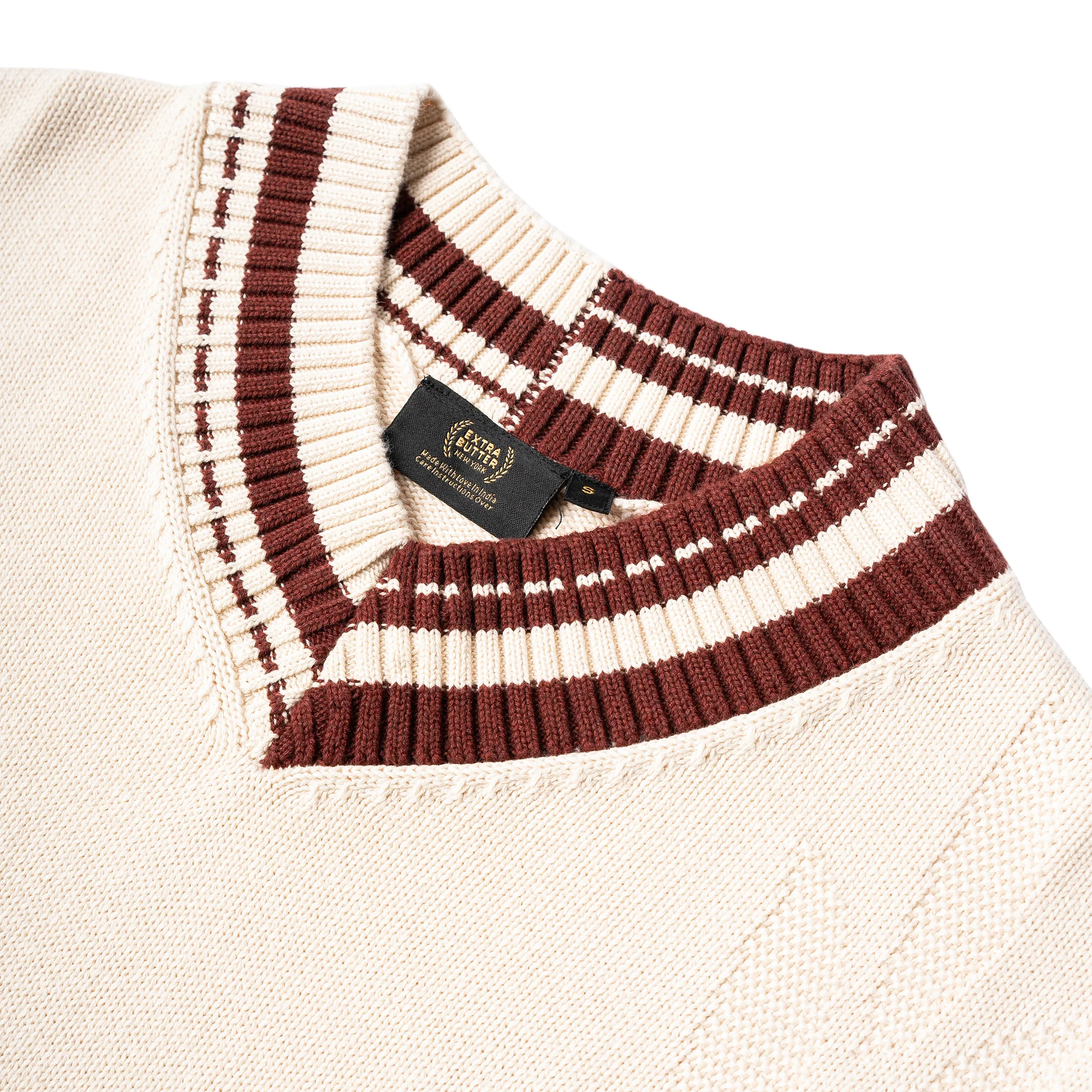 Extra Butter Cricket Club Cableknit Vest - Image 4