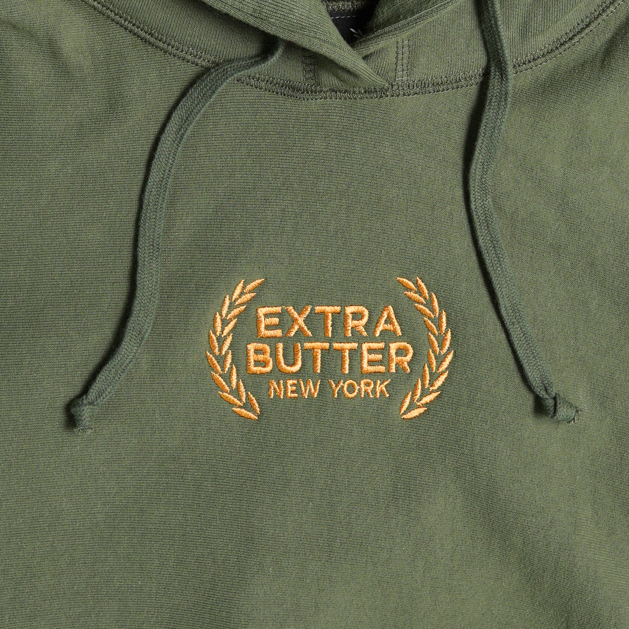 Extra Butter Mens Official Selection Olive Hoodie - Image 2