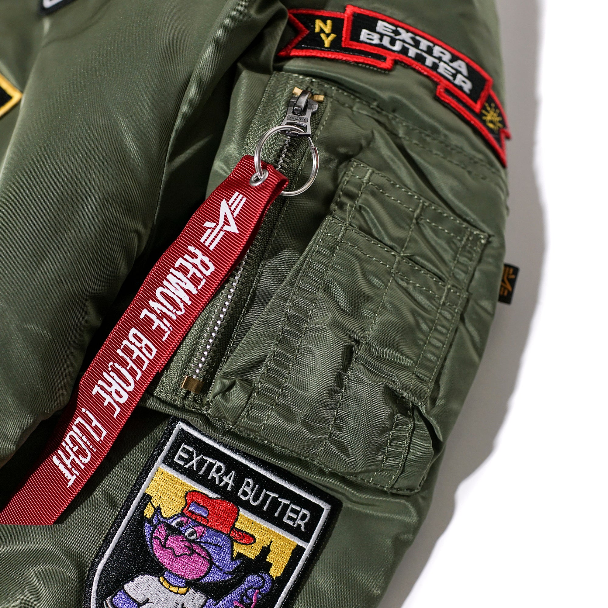 Extra Butter Men Tomcat MA-1 Flight Jacket - Image 3