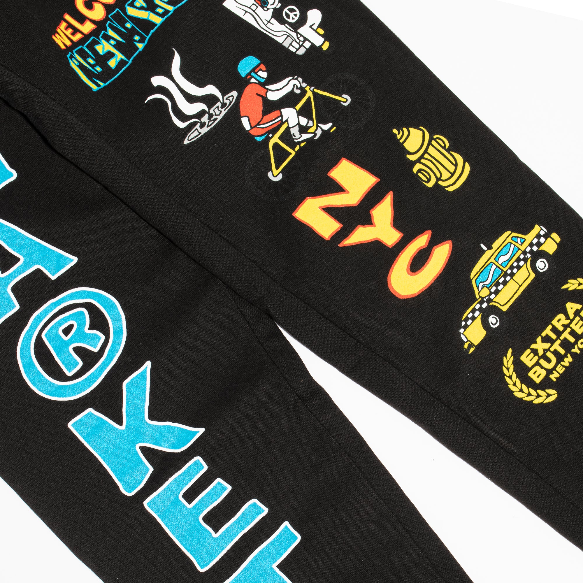 Market x Extra Butter Skyline Sweatpants 'Black' - Image 3
