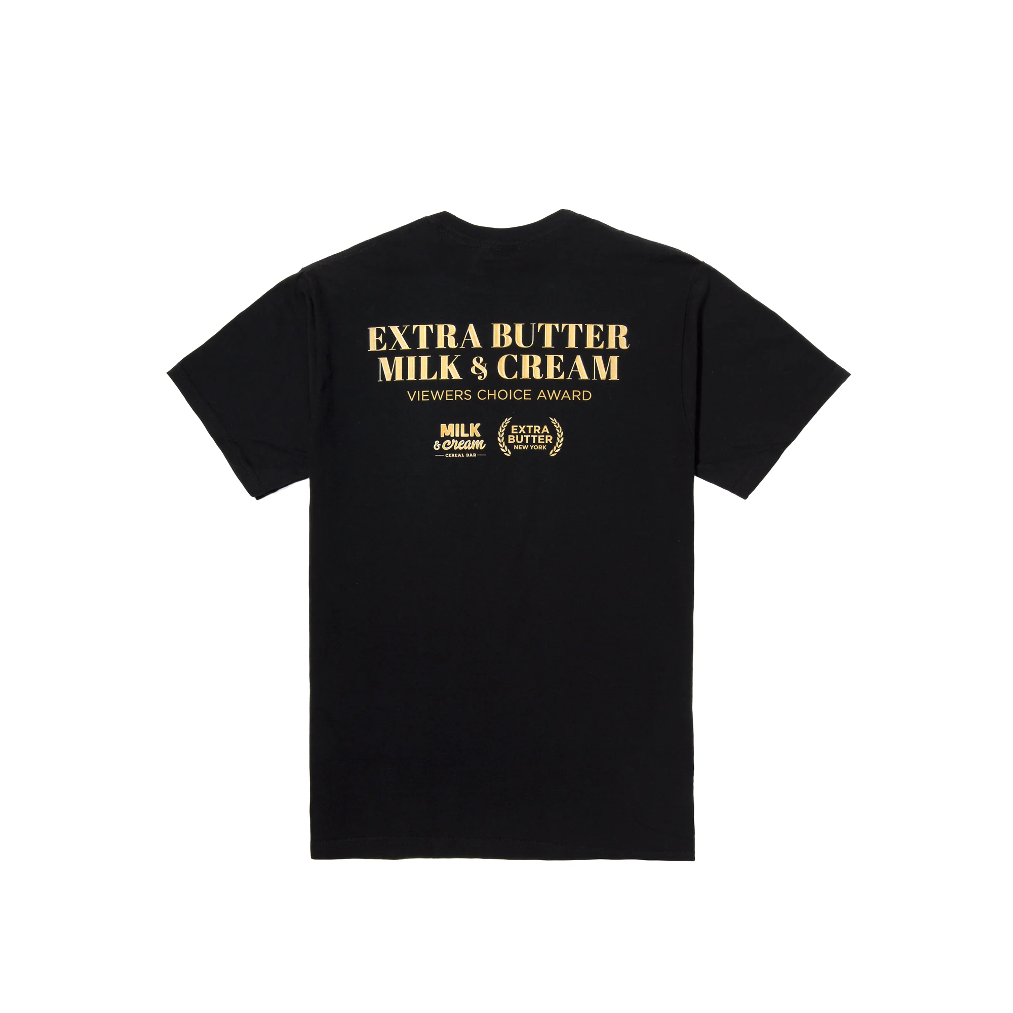 Extra Butter x Milk & Cream  Mens “Viewers Choice” Tee - Image 3