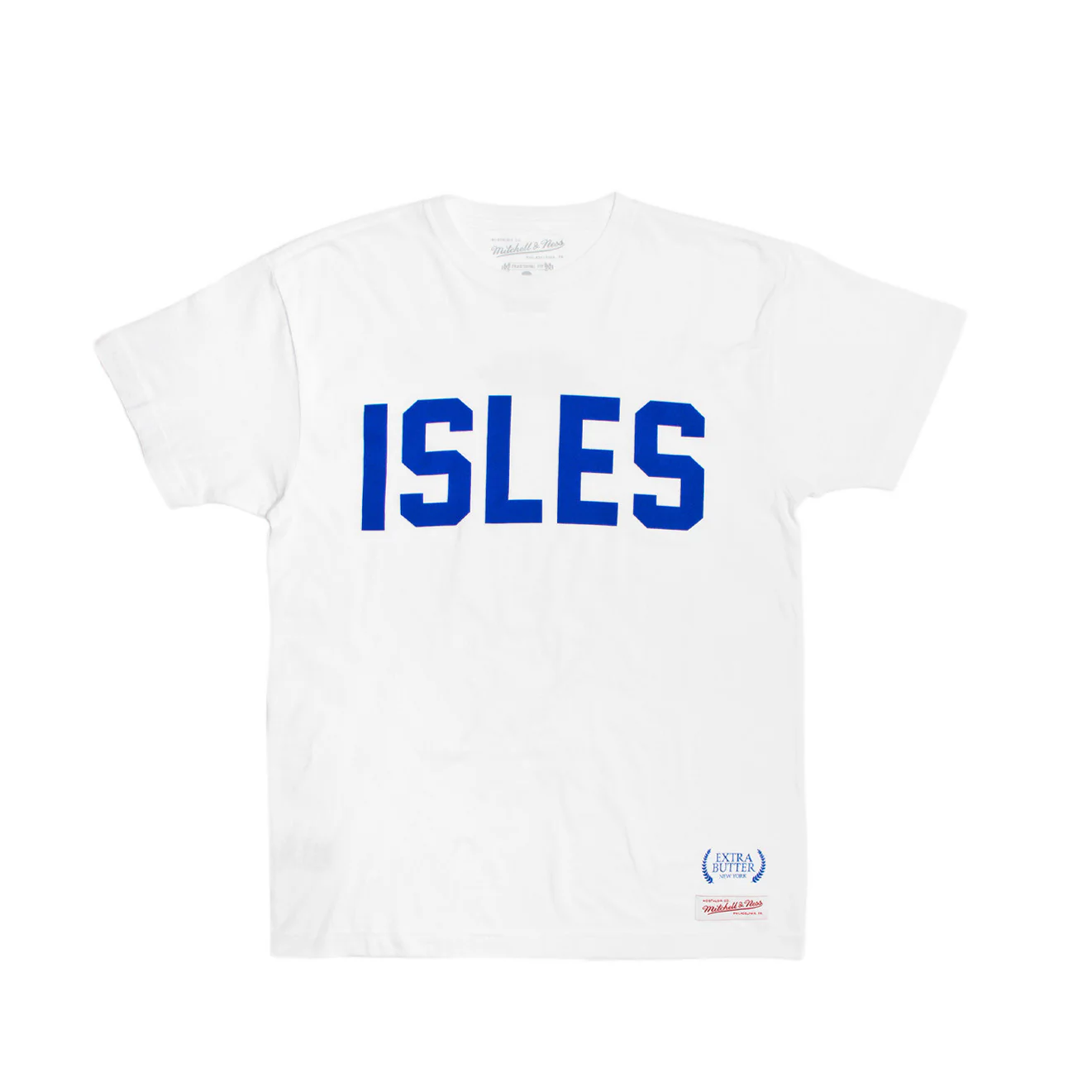 Extra Butter x New York Islanders x Mitchell & Ness Tee - White