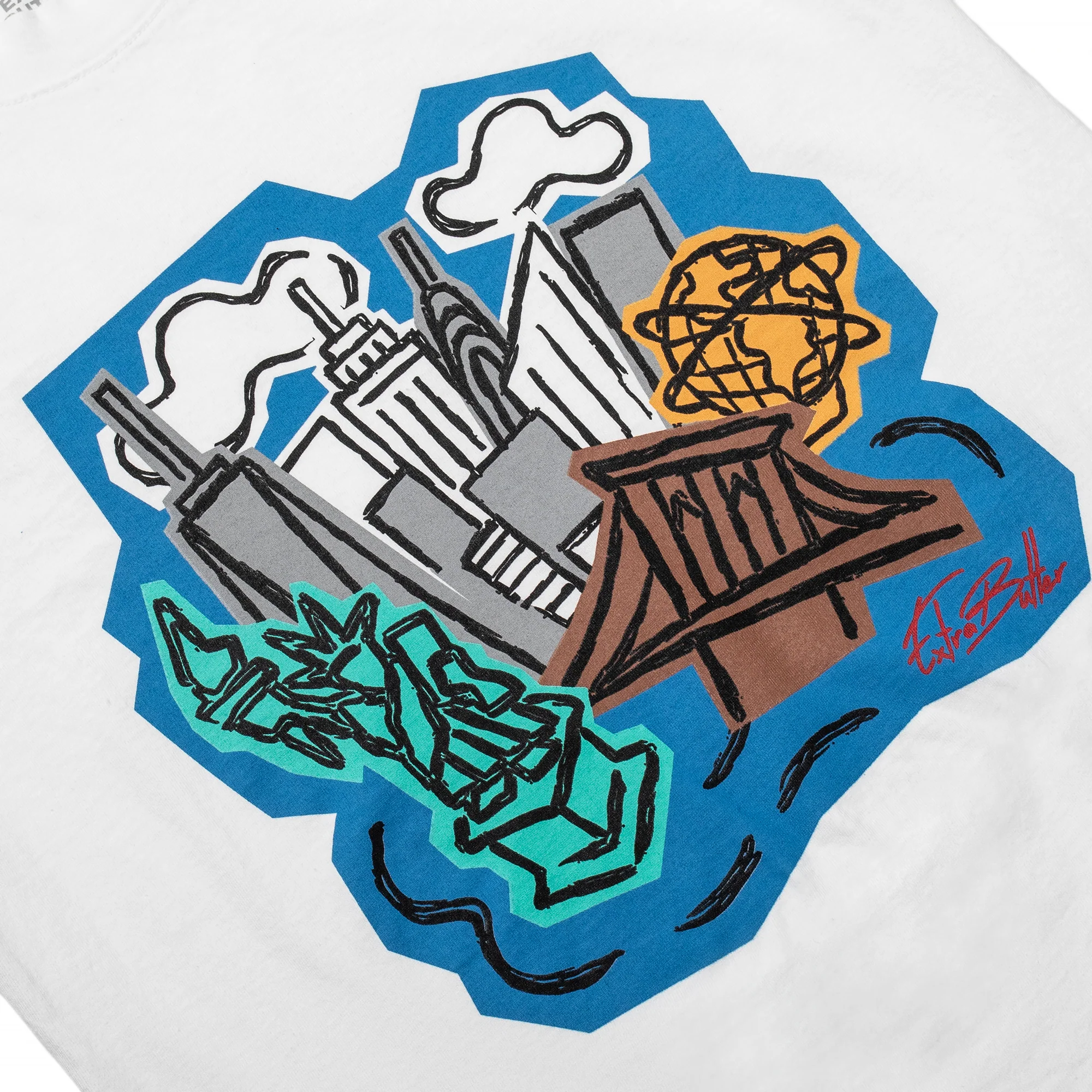 Extra Butter x Puma Clyde NYC Gift Shop SS Tee - Image 2