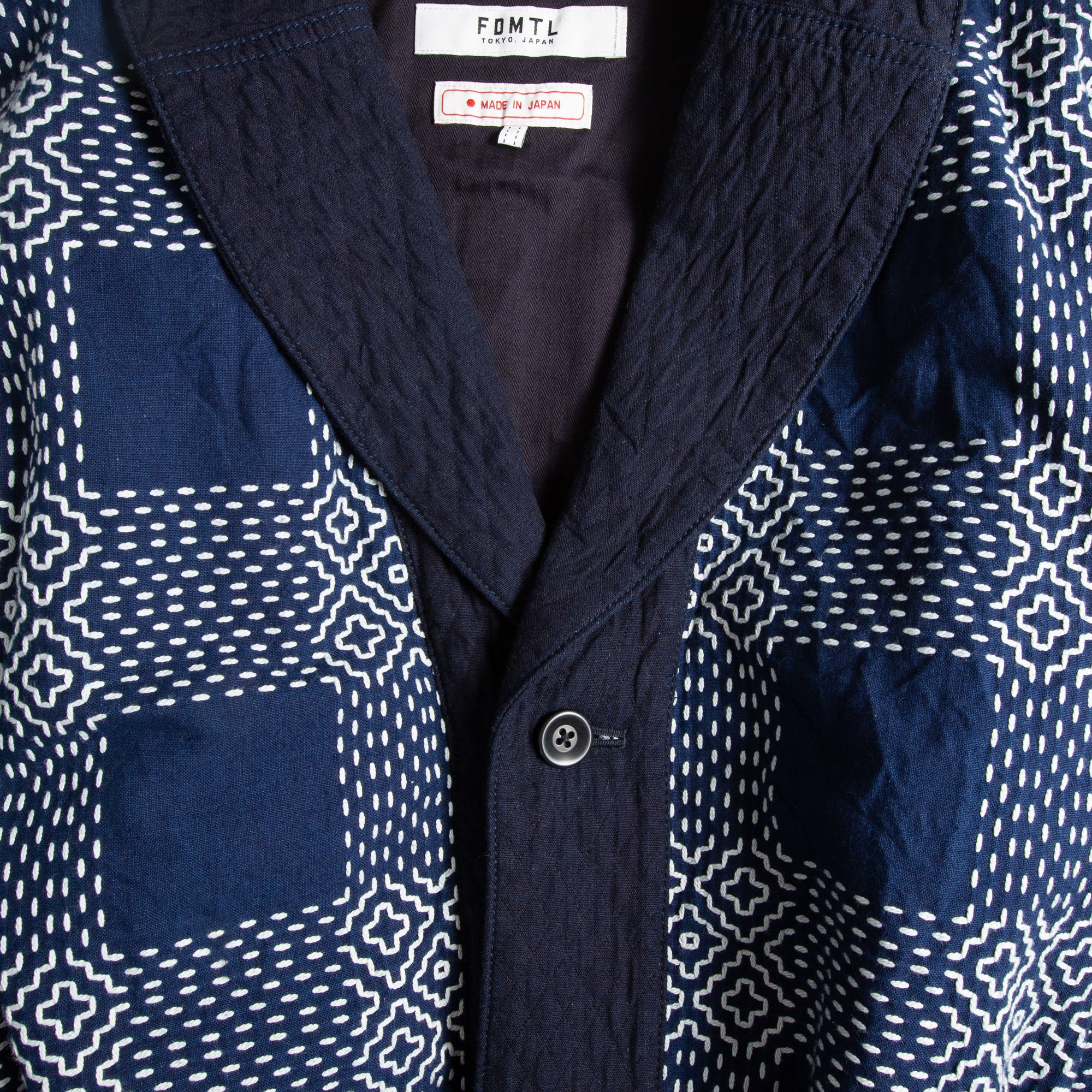 FDMTL Sashiko Shawl Collar Jacket [JK34] - Image 3